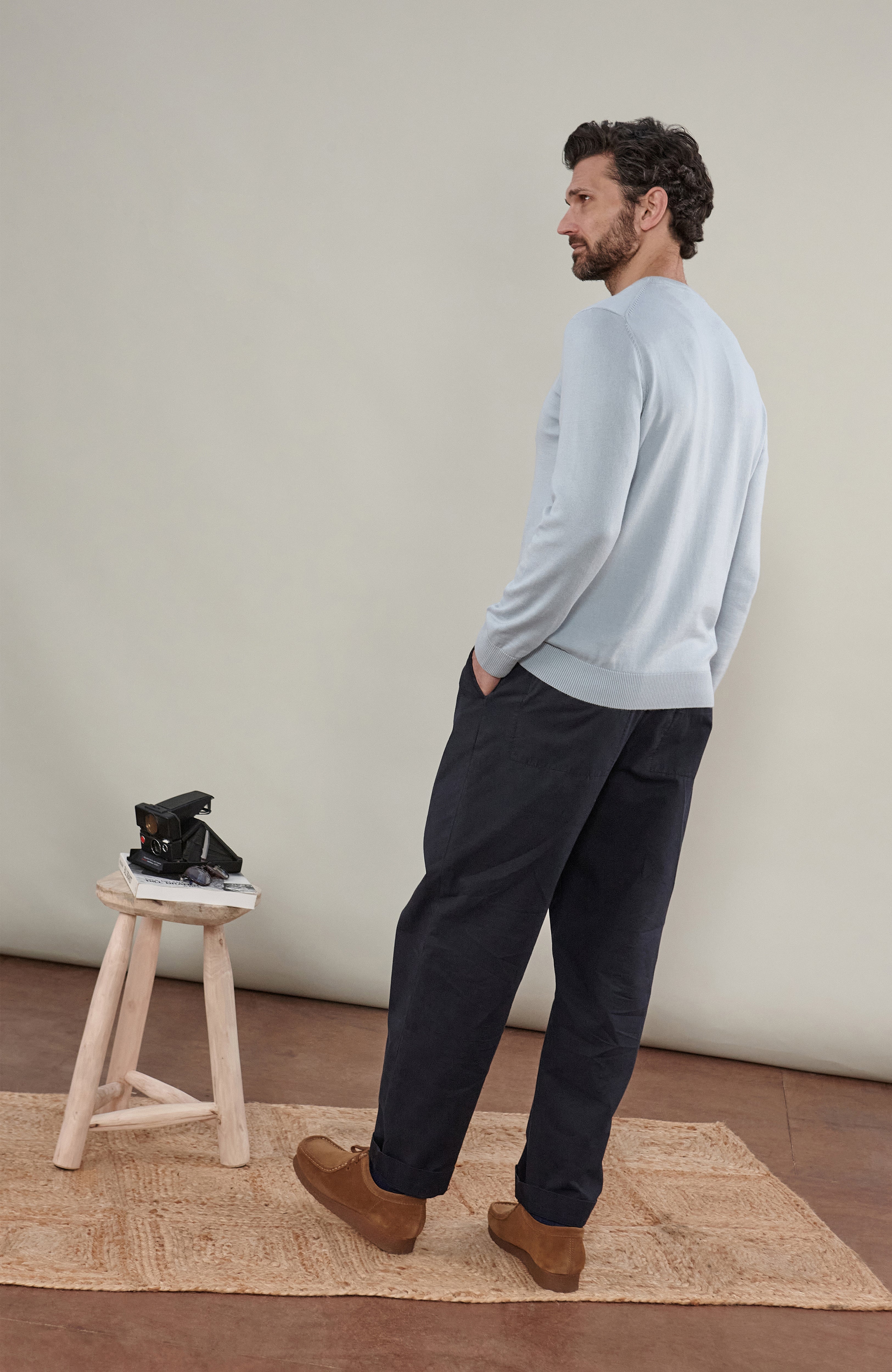 Men's Cotton Crew Neck Jumper