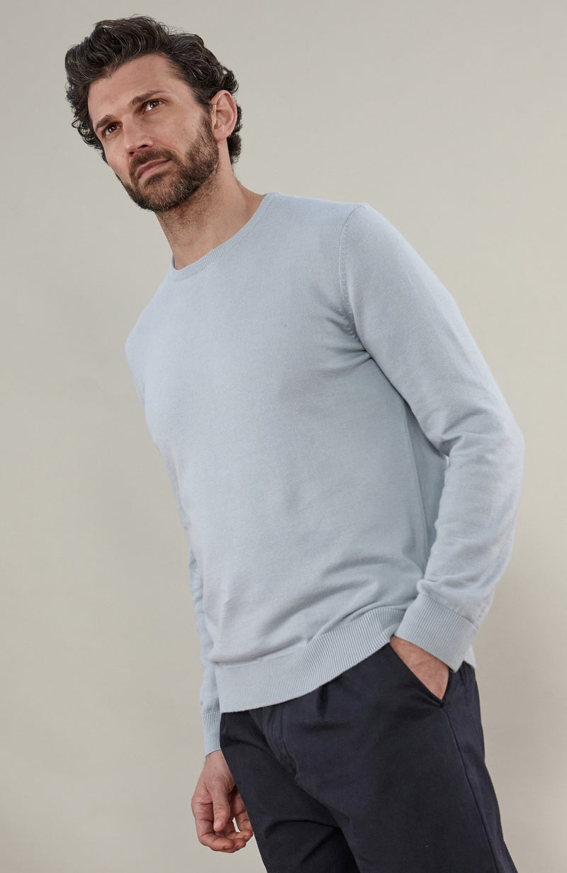 Men's Cotton Crew Neck Jumper