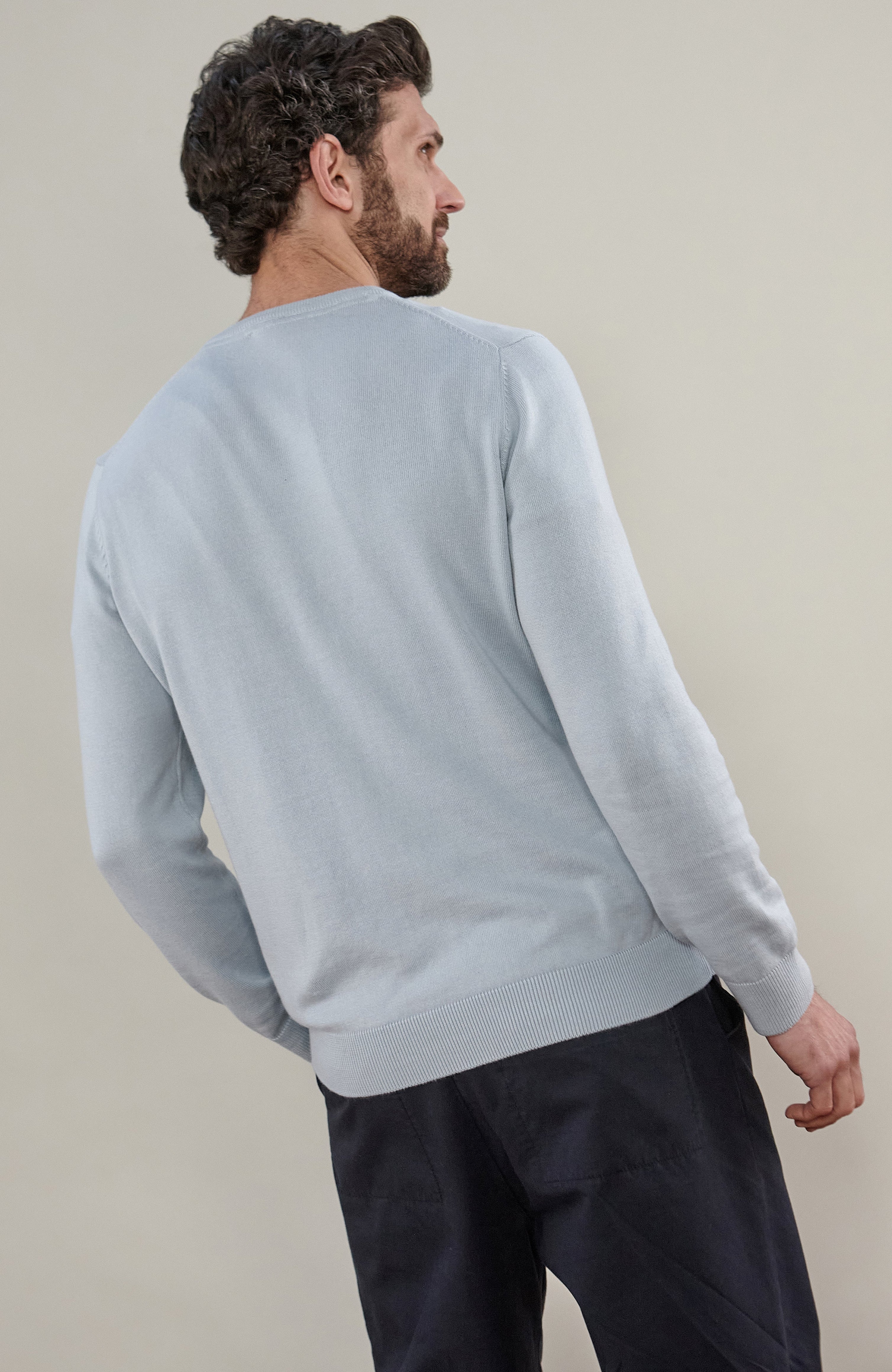 Men's Cotton Crew Neck Jumper