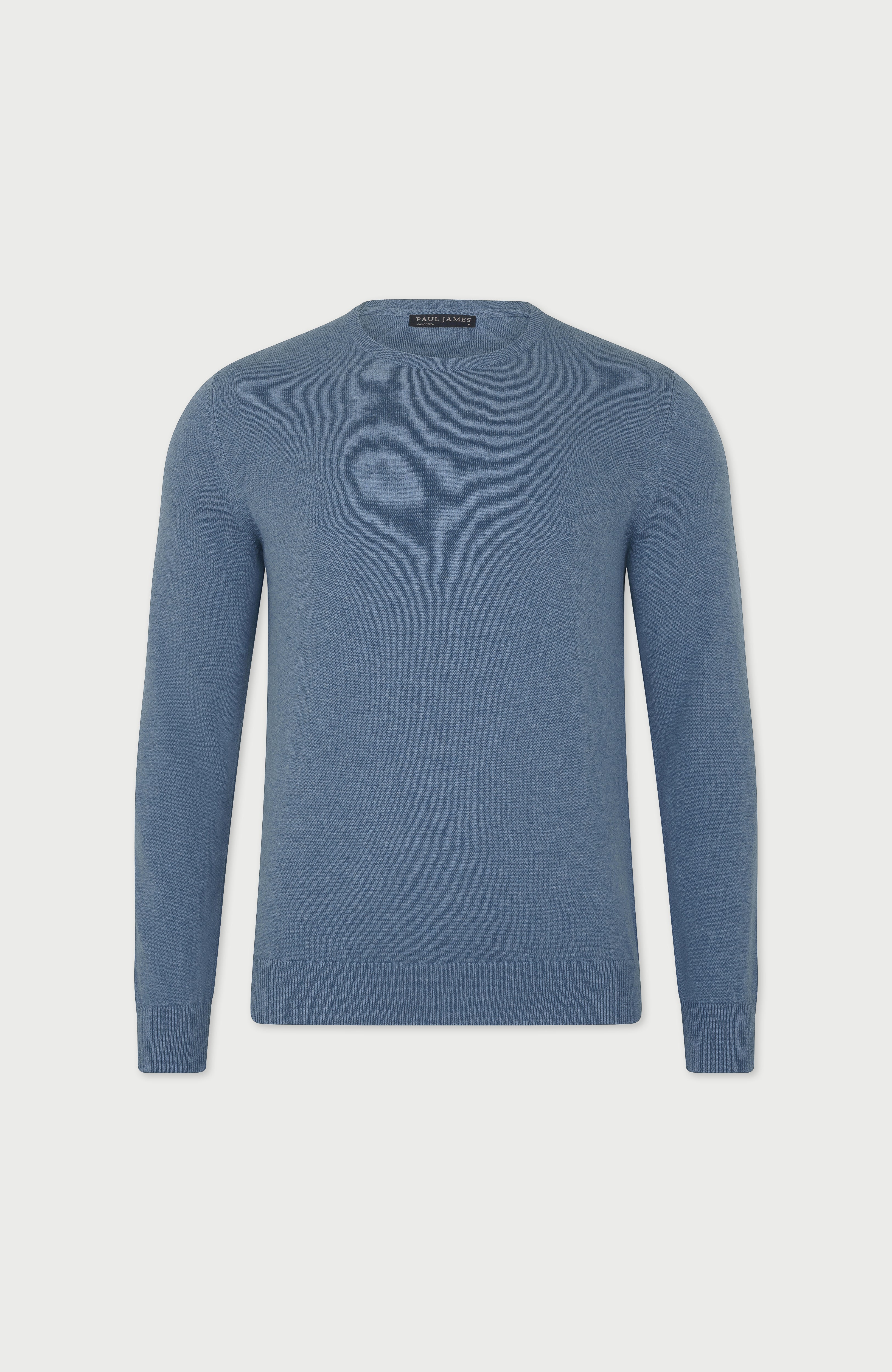 Men's Cotton Crew Neck Jumper