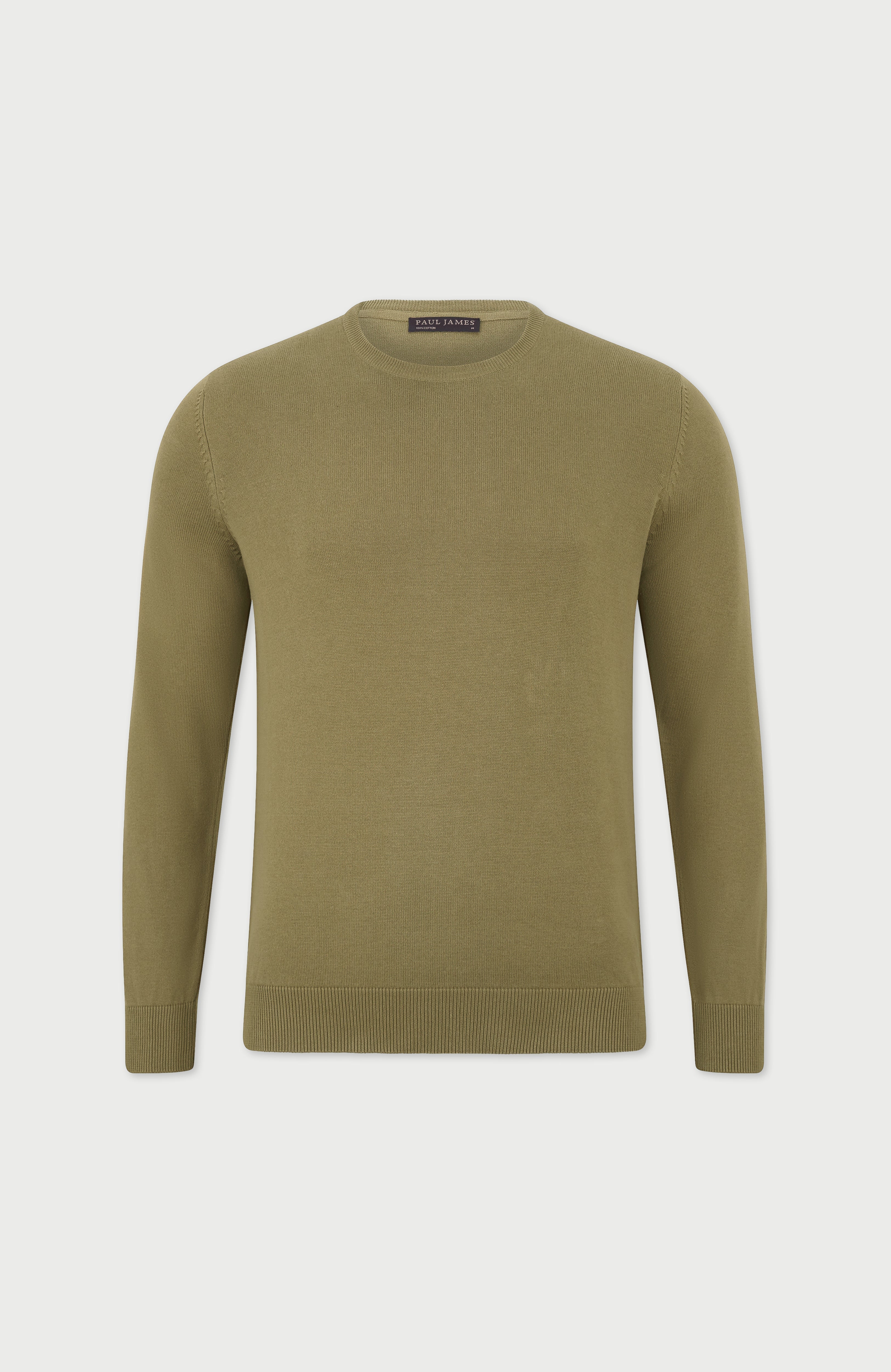 Men's Cotton Crew Neck Jumper