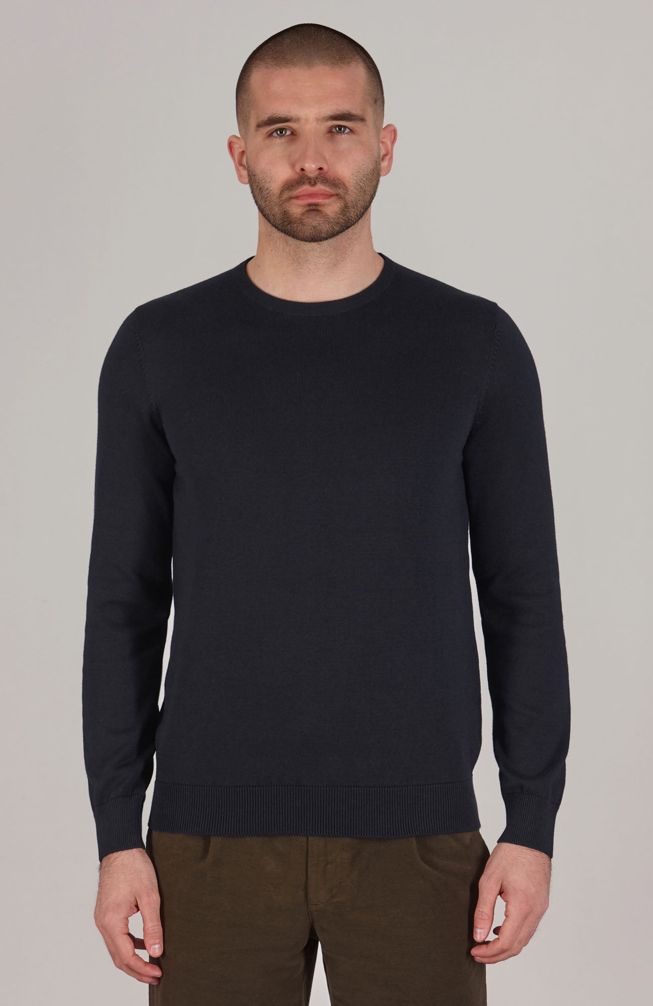 Men's Cotton Crew Neck Jumper