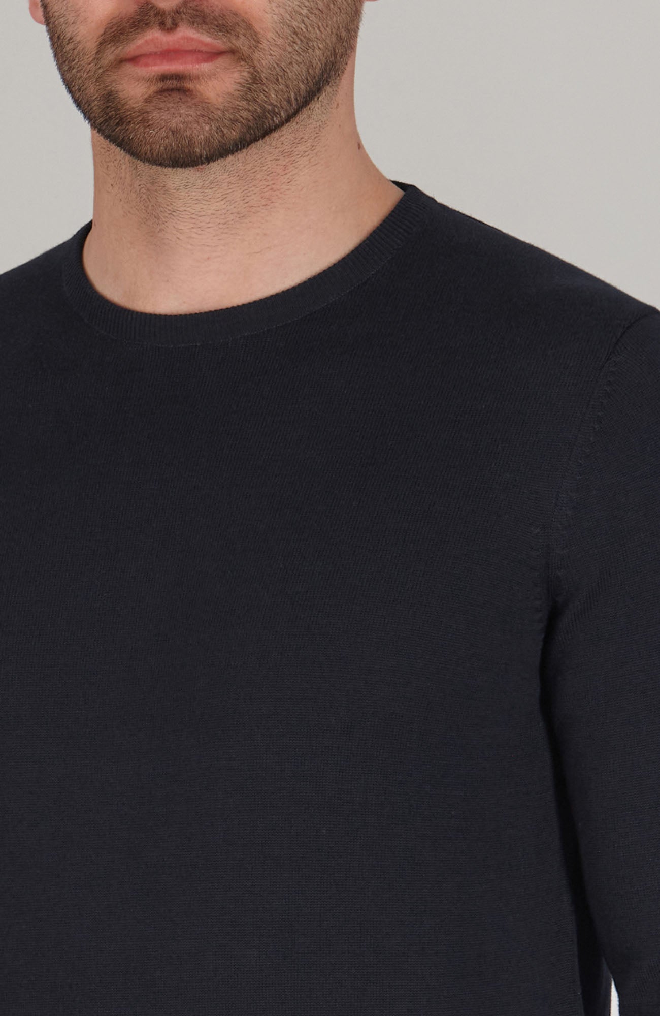 Men's Cotton Crew Neck Jumper