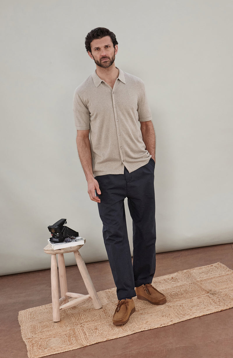 Mens Lightweight Cotton Short Sleeve Shirt