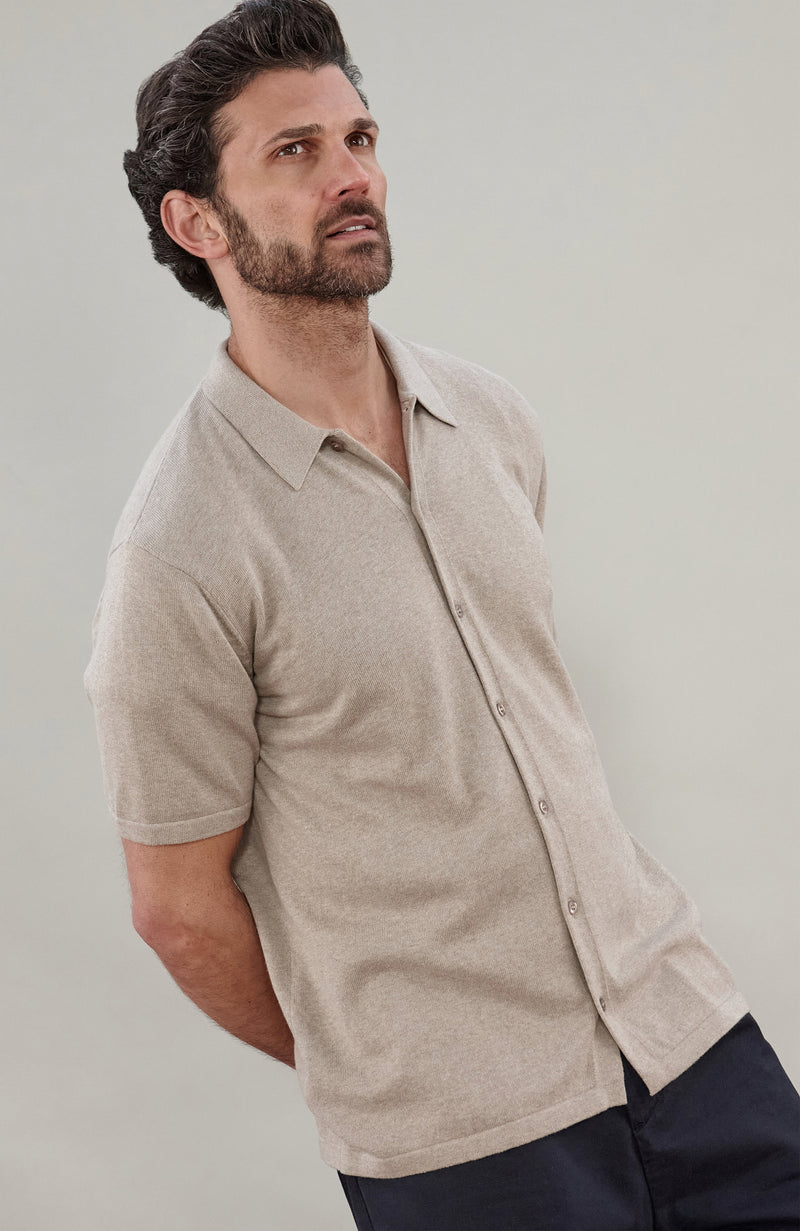 Mens Lightweight Cotton Short Sleeve Shirt