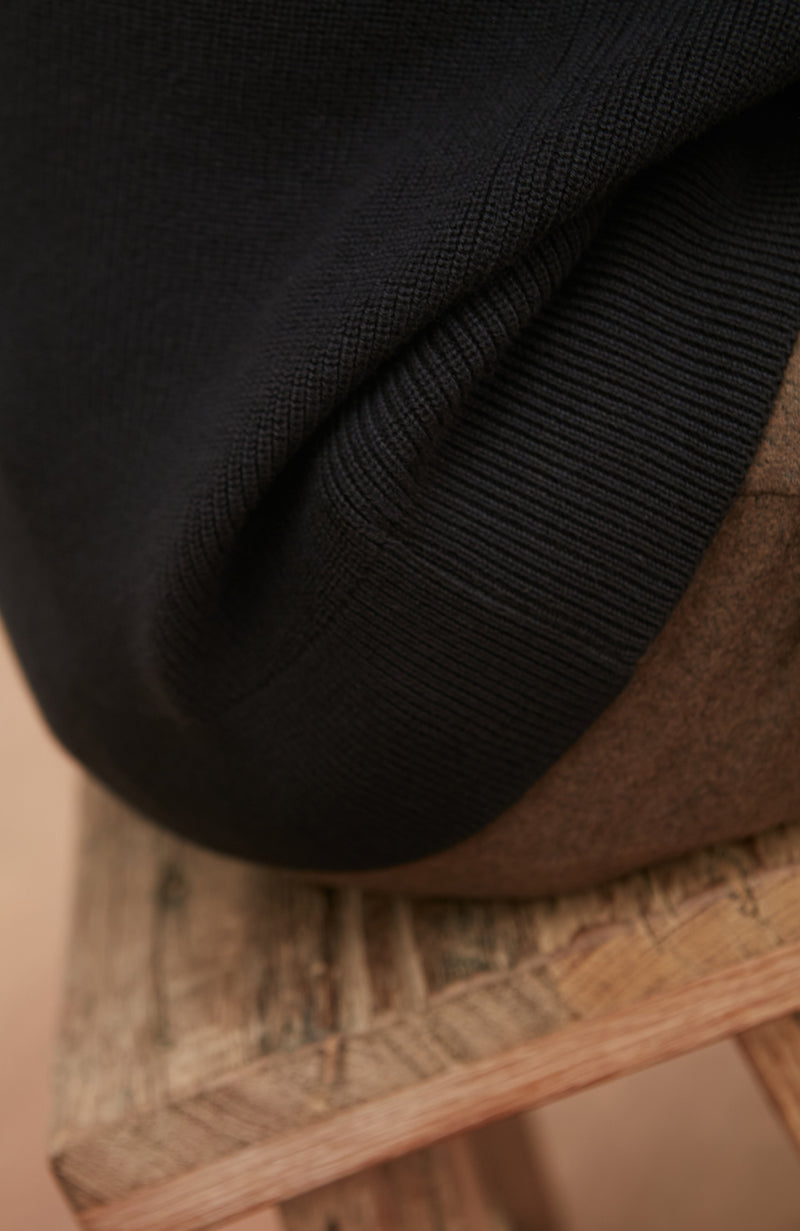 Mens Lightweight Cotton Fisherman Rib Jumper