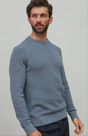 Mens Lightweight Cotton Fisherman Rib Jumper