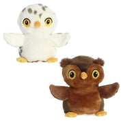 '- Eco Nation - Reversible Eco Pairs - 6.5" Snowy Owl and Barn Owl