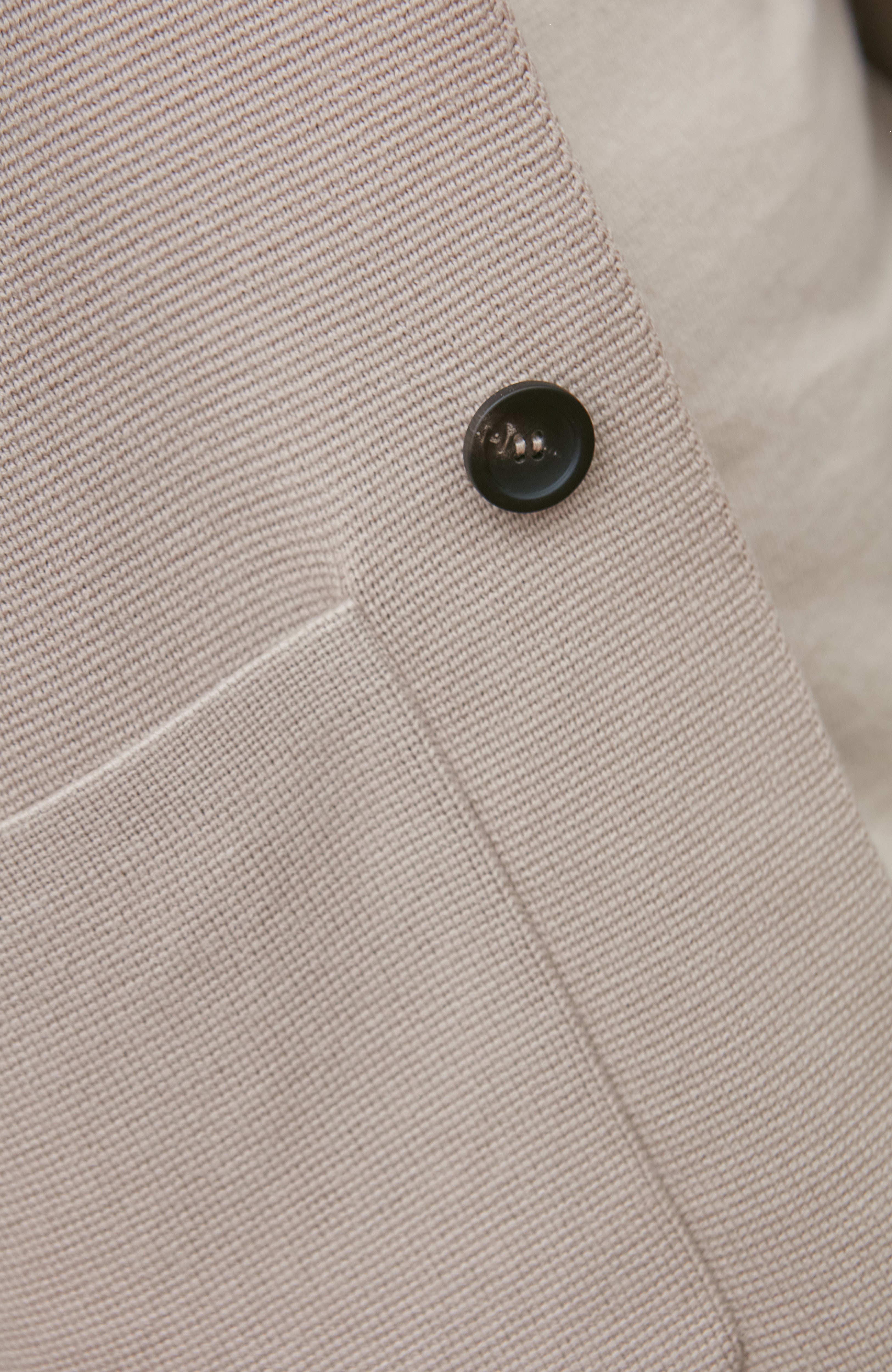 Mens Midweight Cotton Deconstructed Knitted Blazer