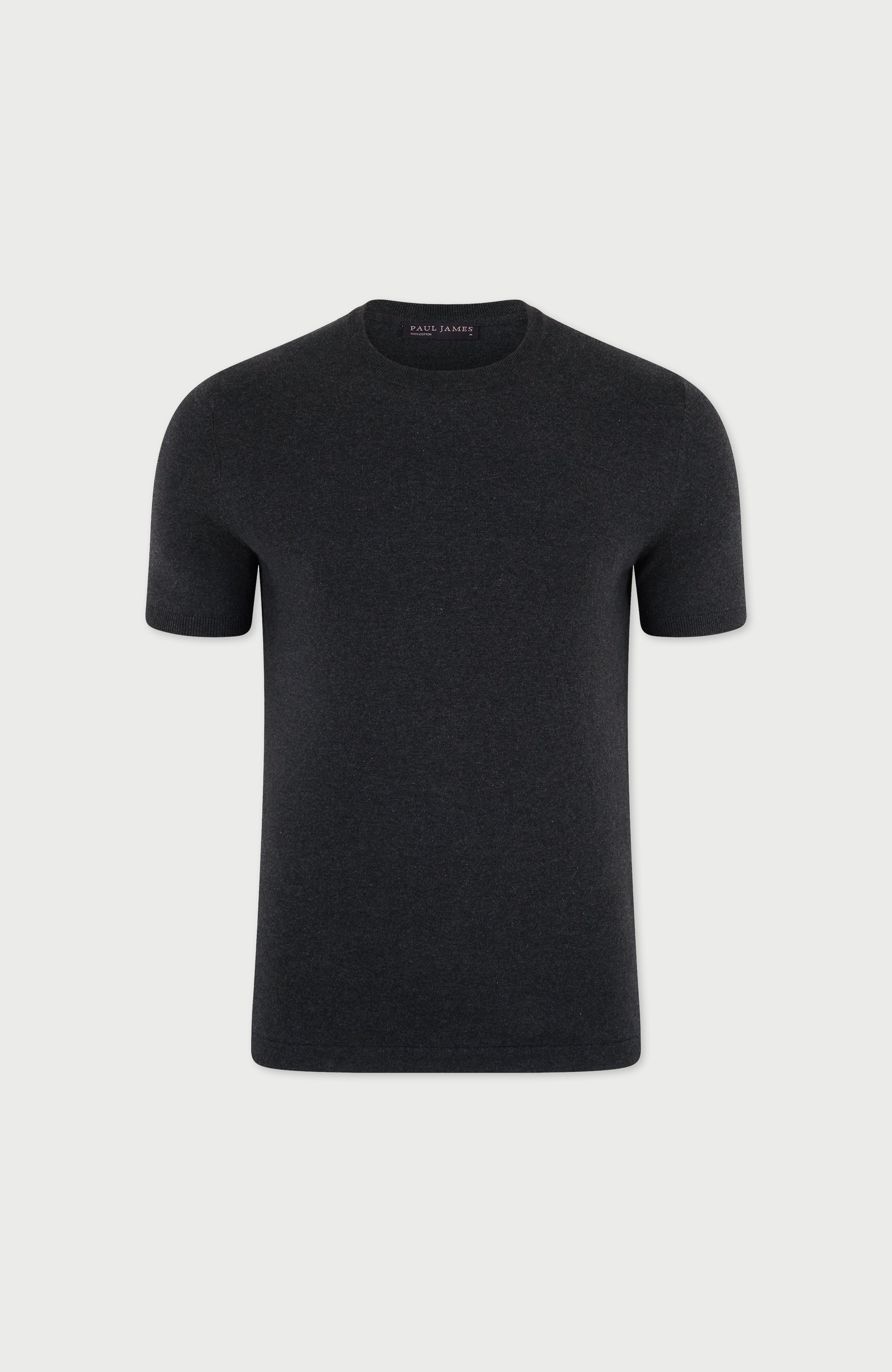 Mens Ultra Fine Cotton Knitted T-Shirt