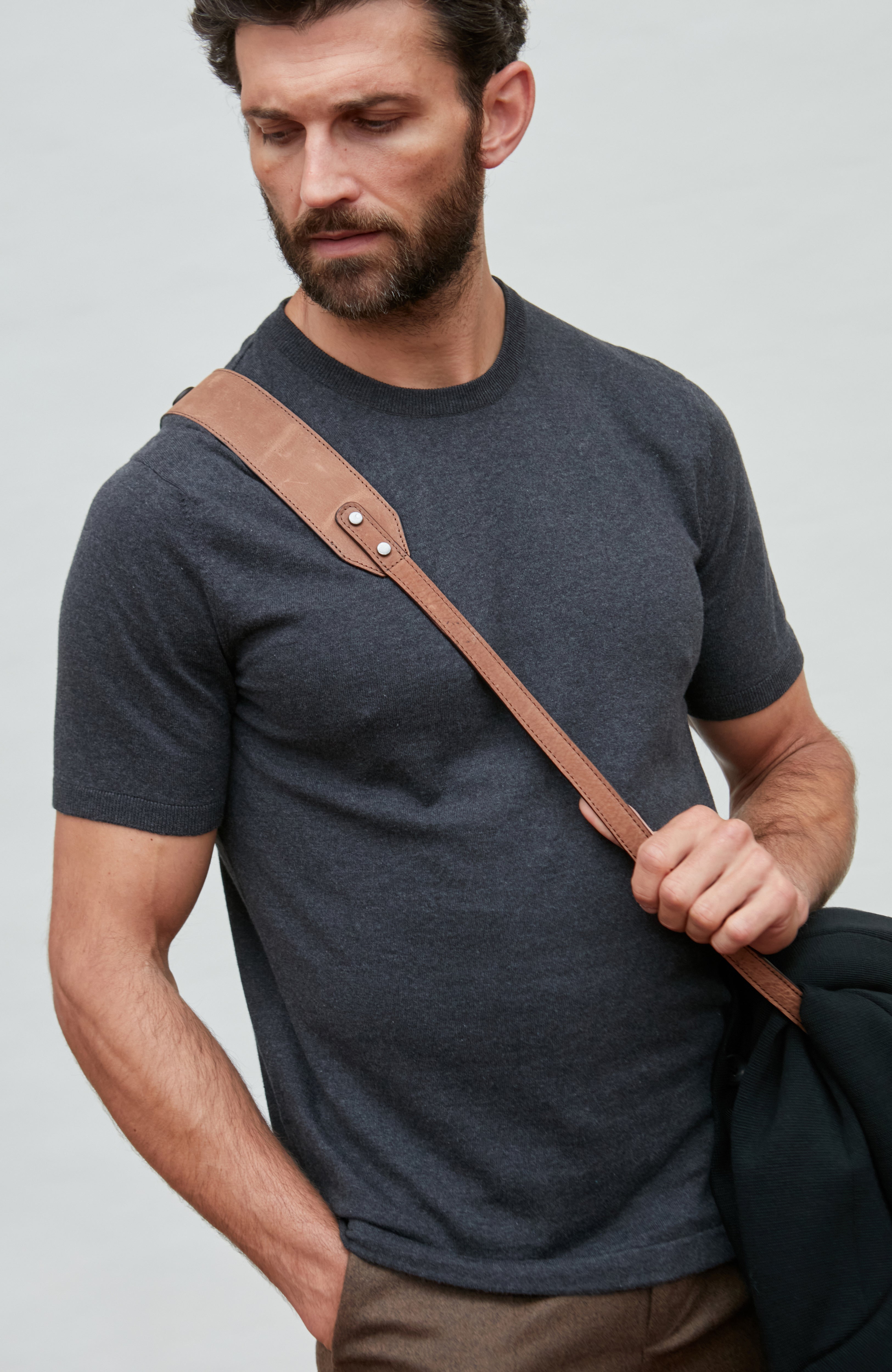 Mens Ultra Fine Cotton Knitted T-Shirt