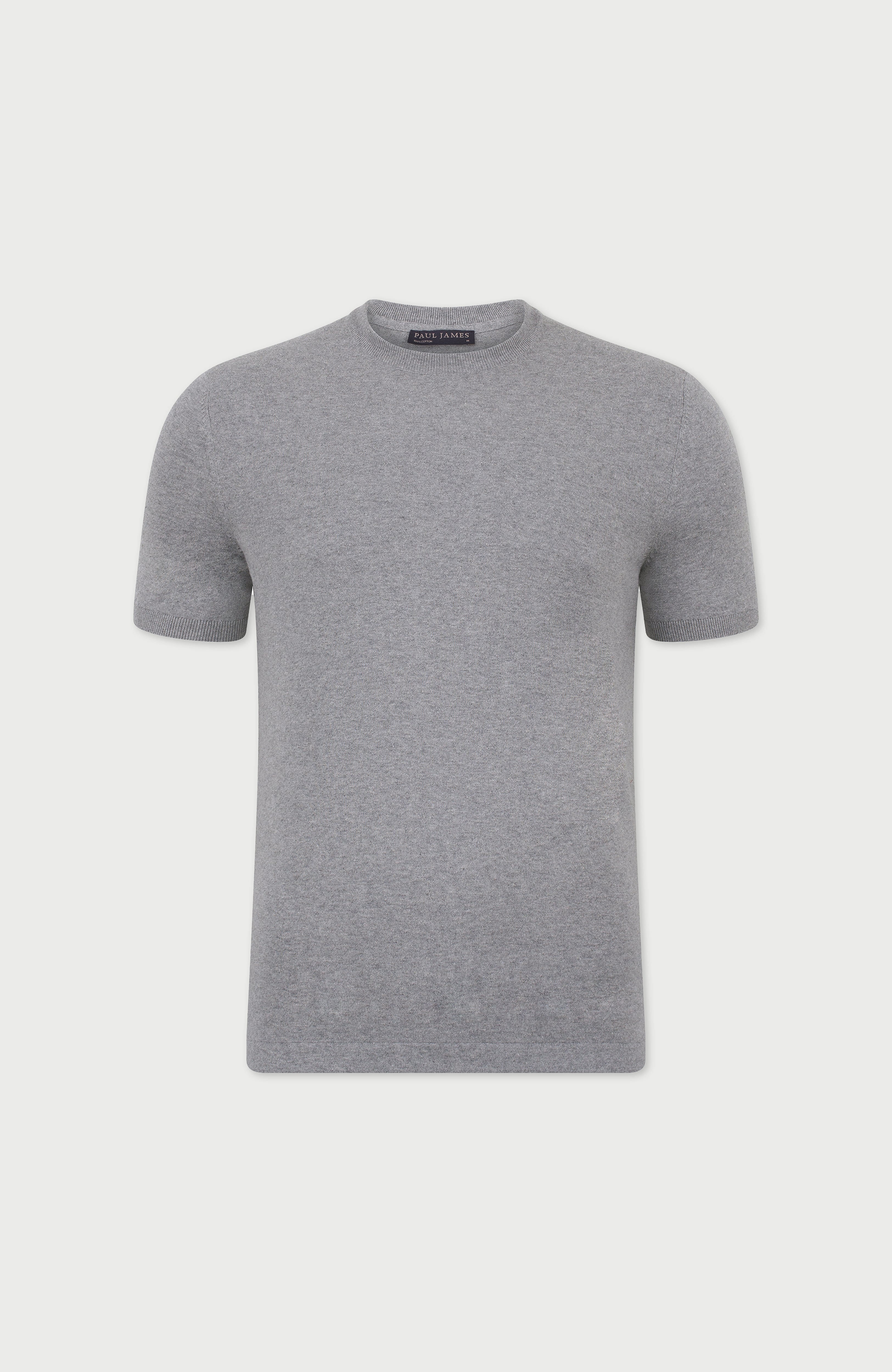 Mens Ultra Fine Cotton Knitted T-Shirt