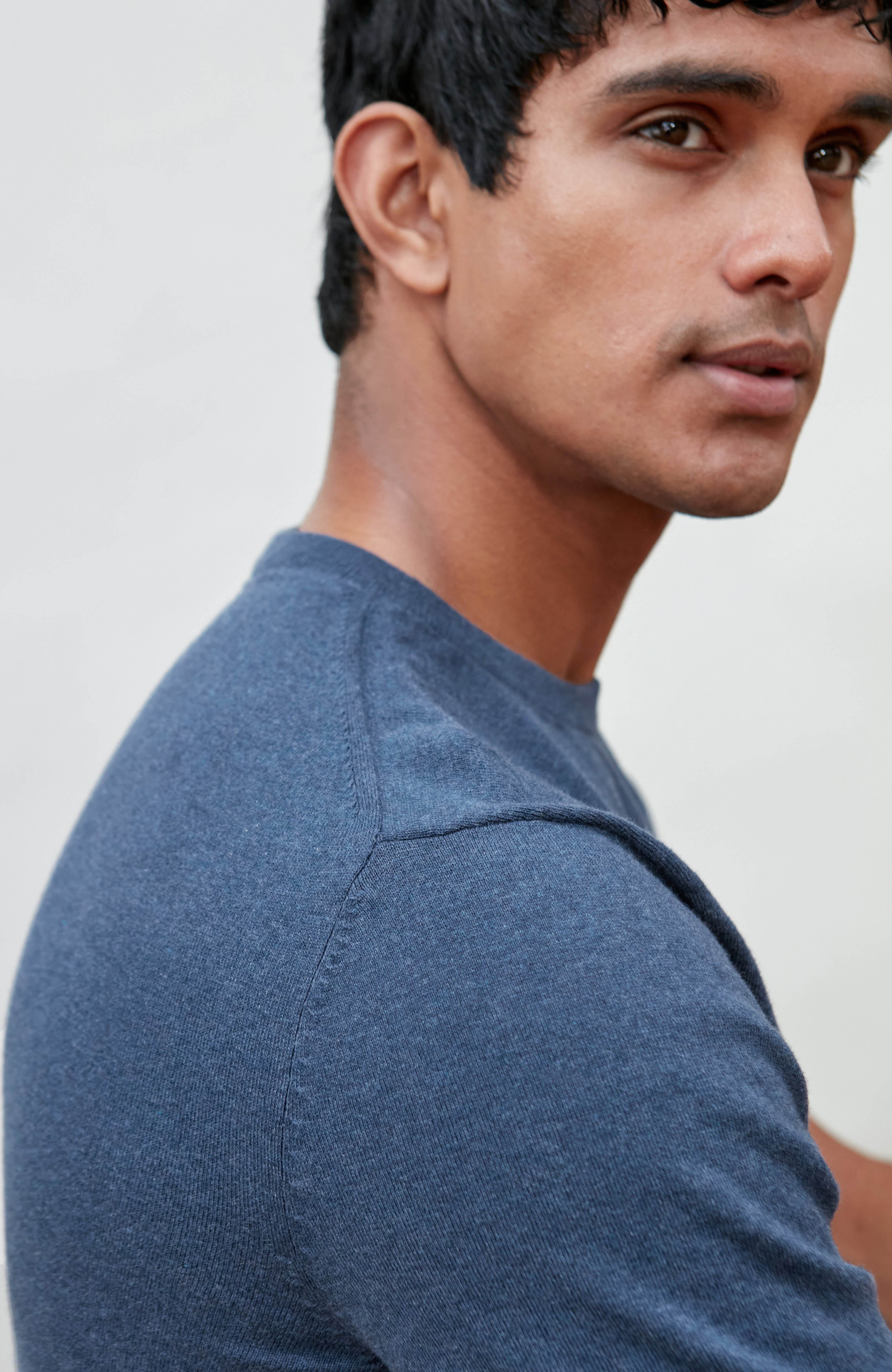 Mens Ultra Fine Cotton Knitted T-Shirt