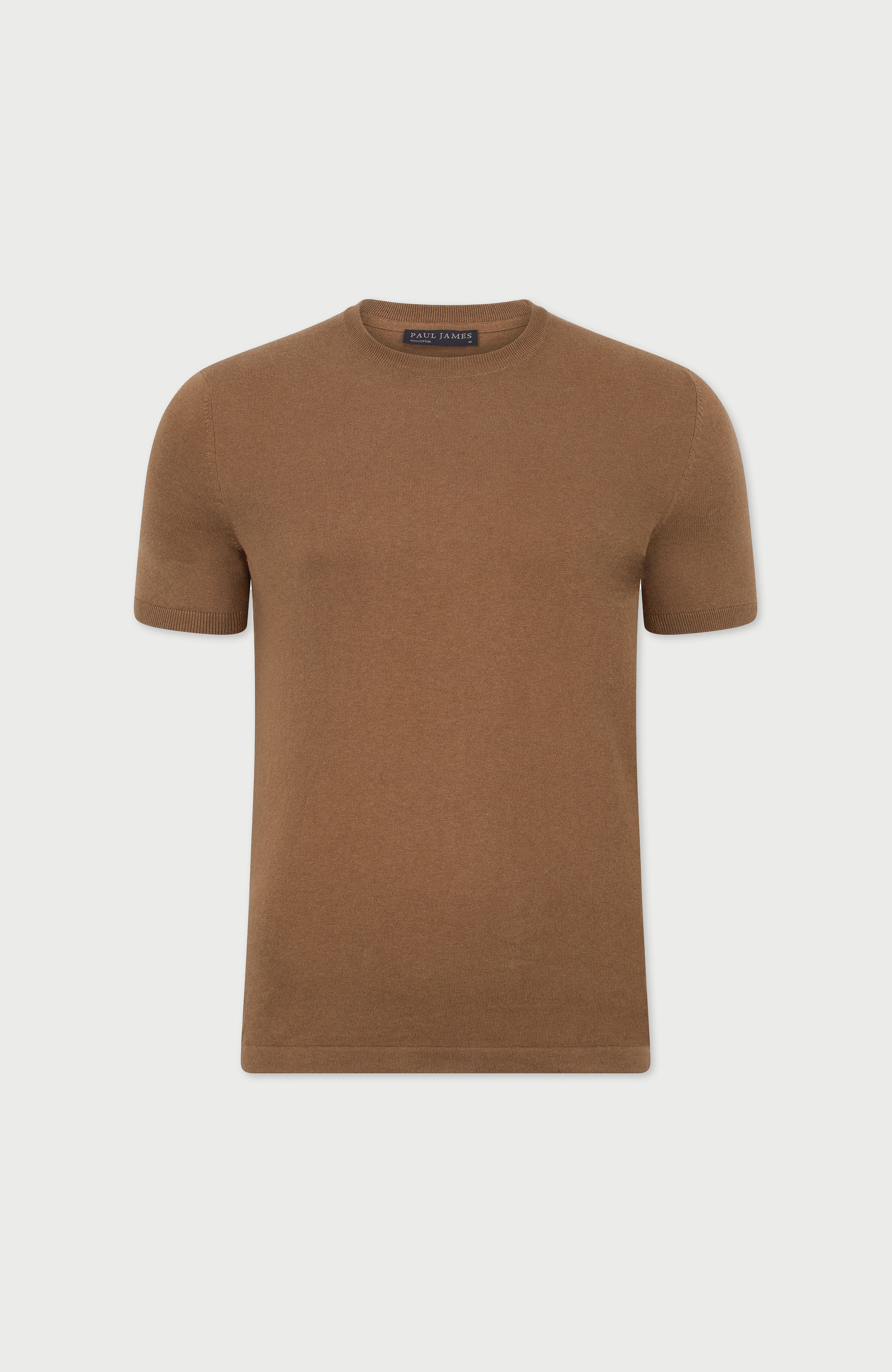 Mens Ultra Fine Cotton Knitted T-Shirt