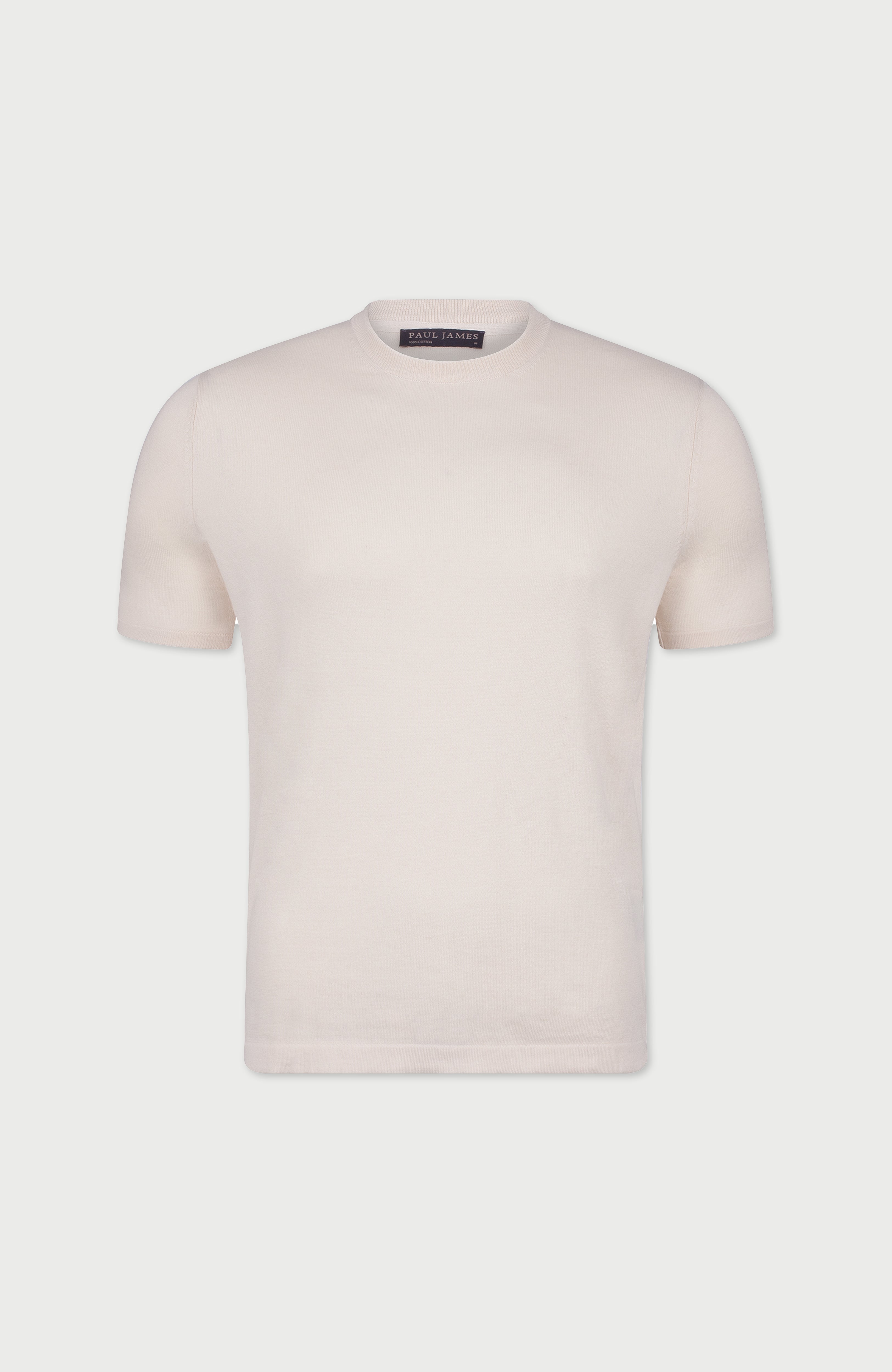 Mens Ultra Fine Cotton Knitted T-Shirt
