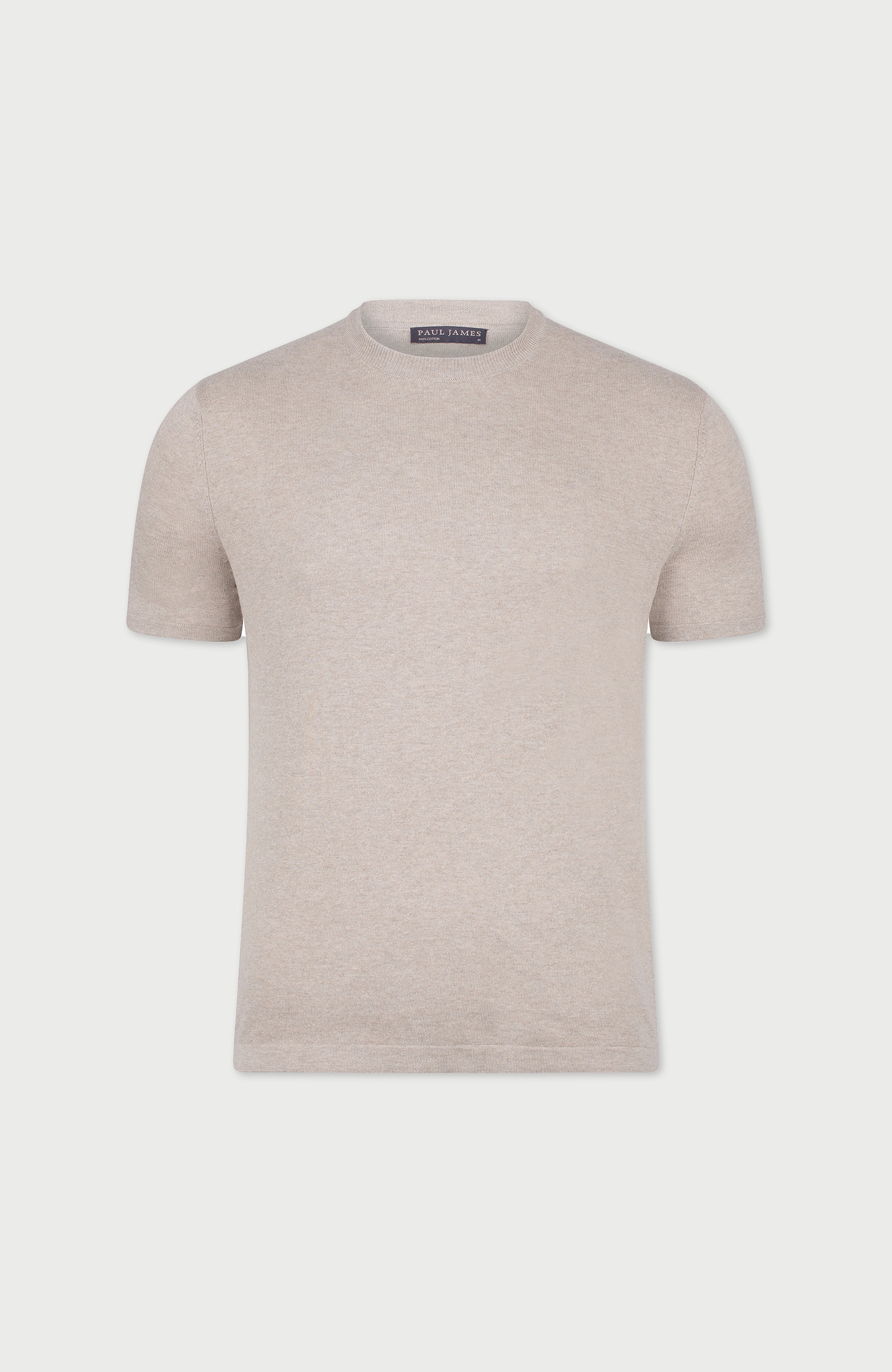 Mens Ultra Fine Cotton Knitted T-Shirt