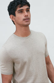 Mens Ultra Fine Cotton Knitted T-Shirt