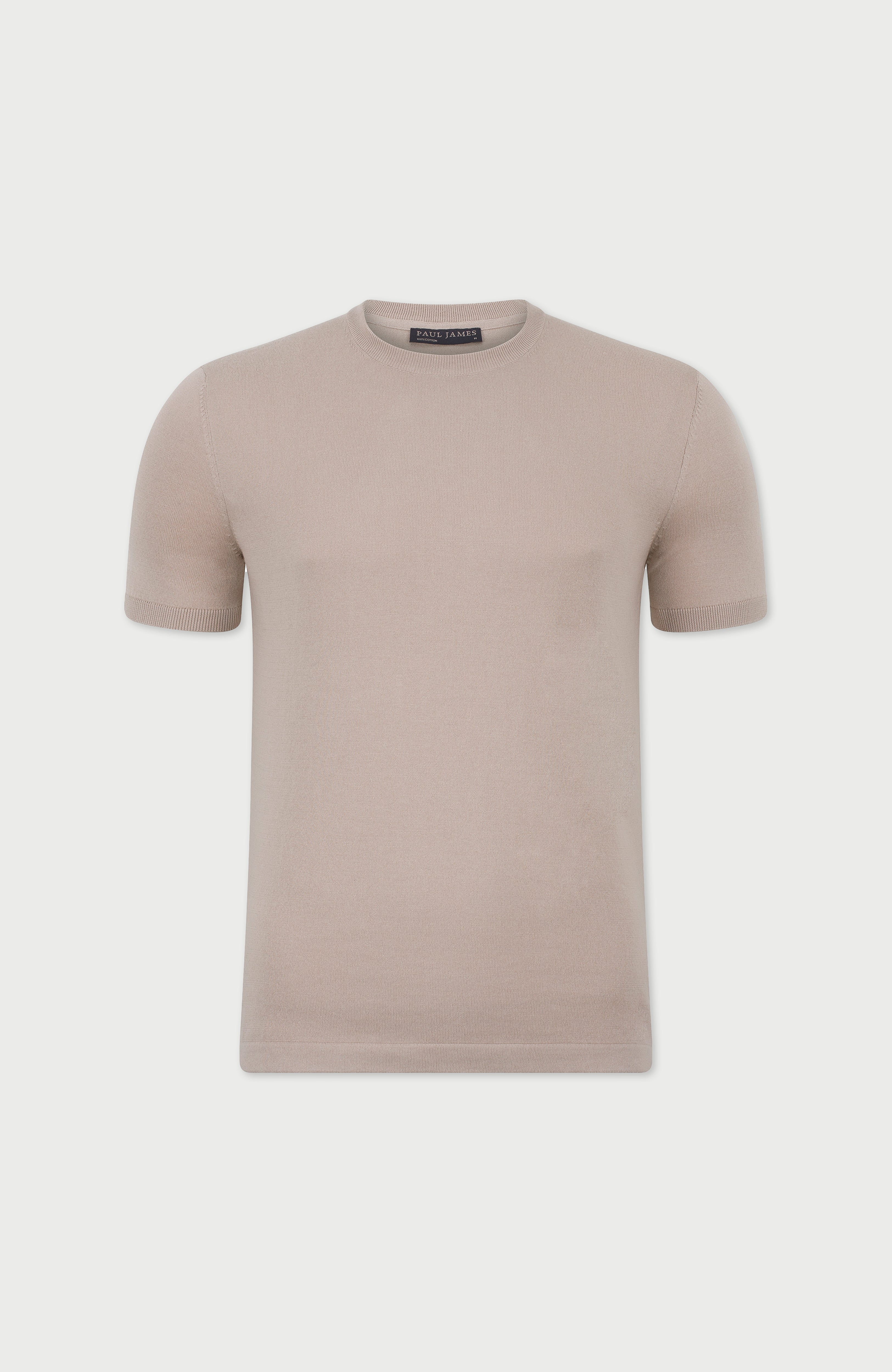 Mens Ultra Fine Cotton Knitted T-Shirt
