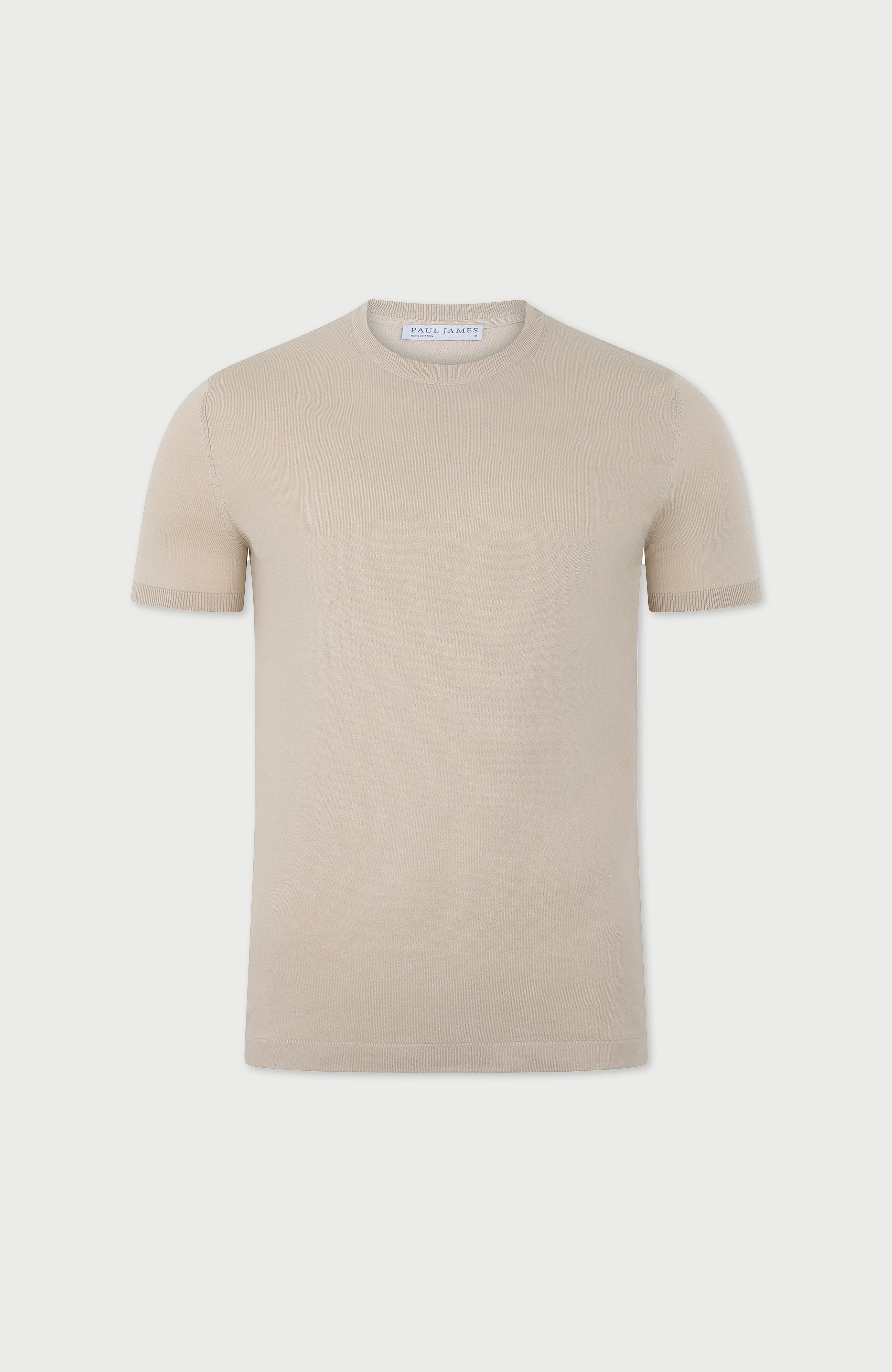 Mens Ultra Fine Cotton Knitted T-Shirt