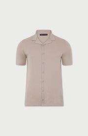 Mens Ultra Fine Cotton Cuban Collar Shirt