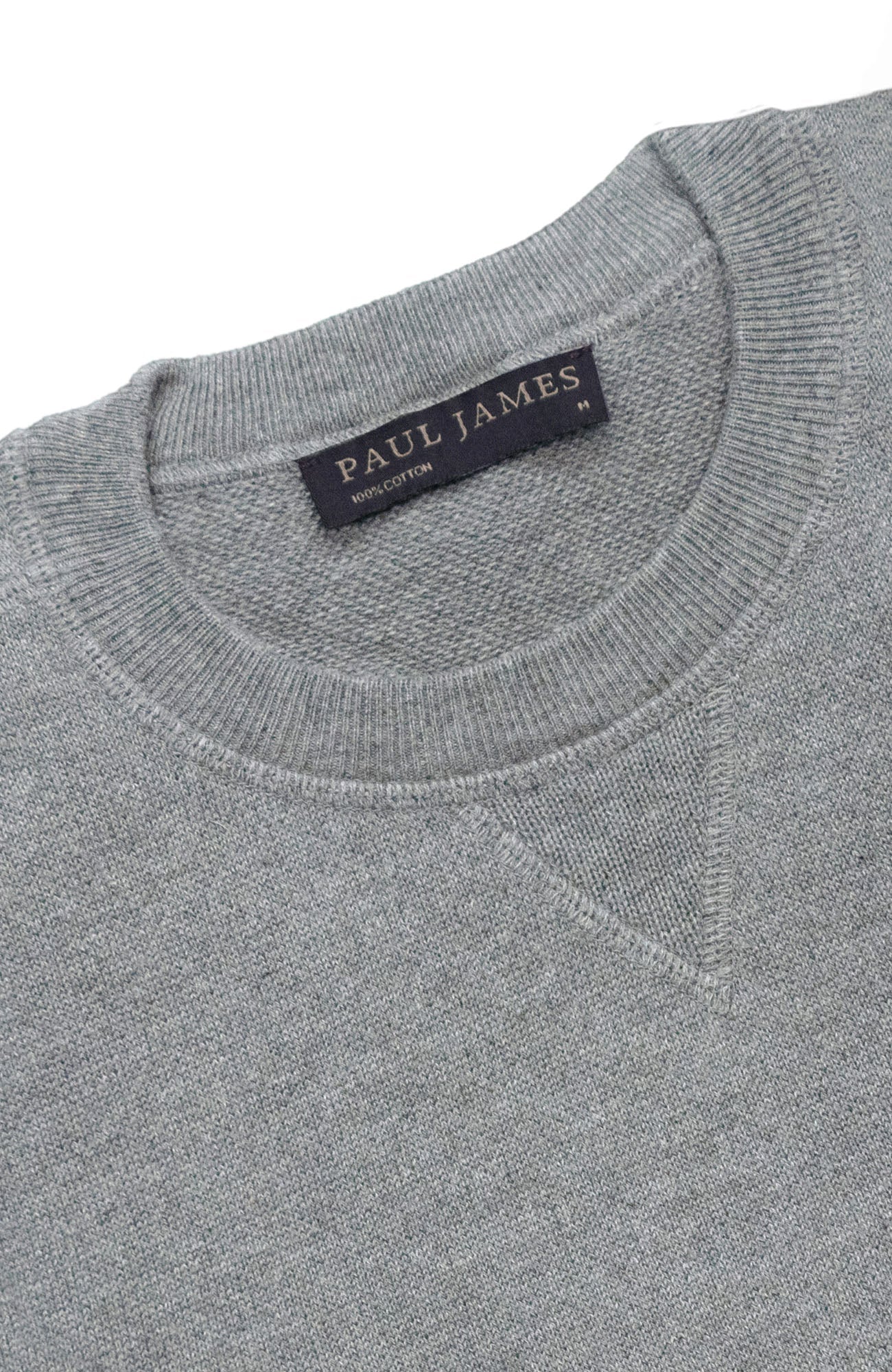 Mens Midweight Cotton Loopback Knitted Sweatshirt