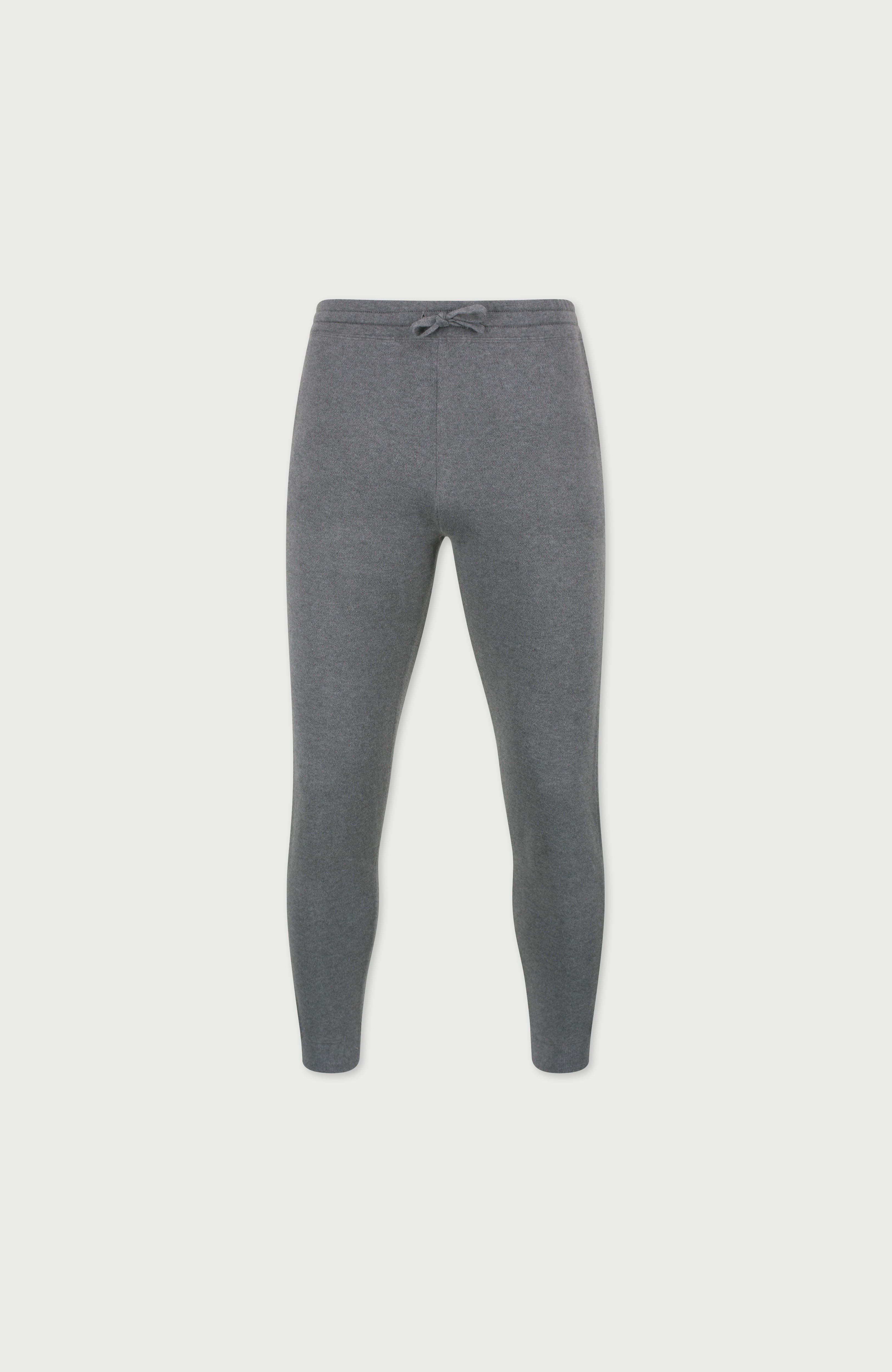 Mens Midweight Cotton Loopback Knitted Joggers