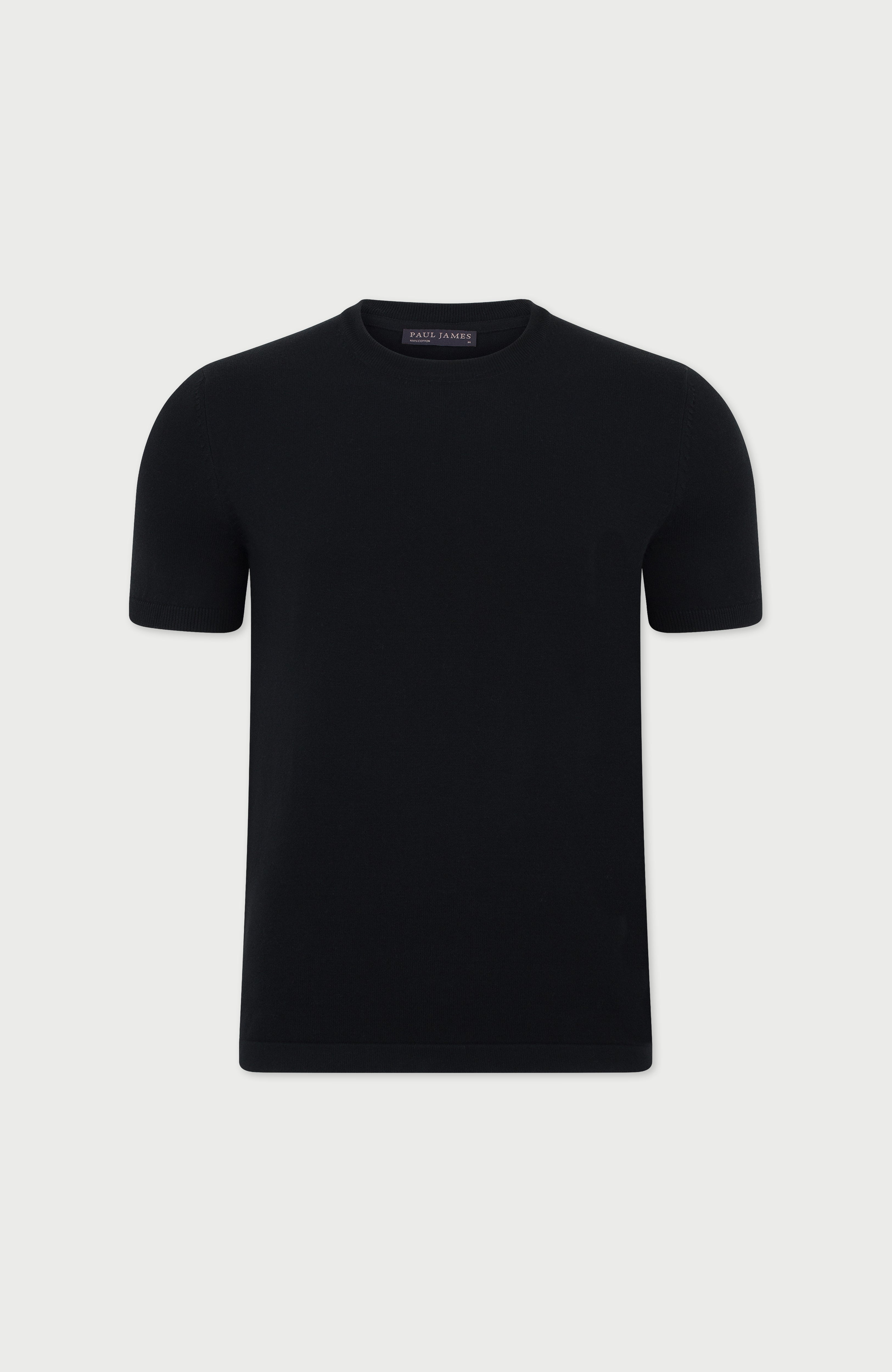 Mens Lightweight Cotton Knitted T-Shirt