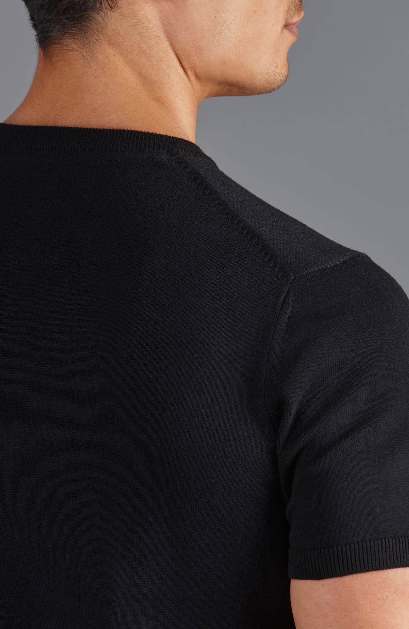 Mens Lightweight Cotton Knitted T-Shirt