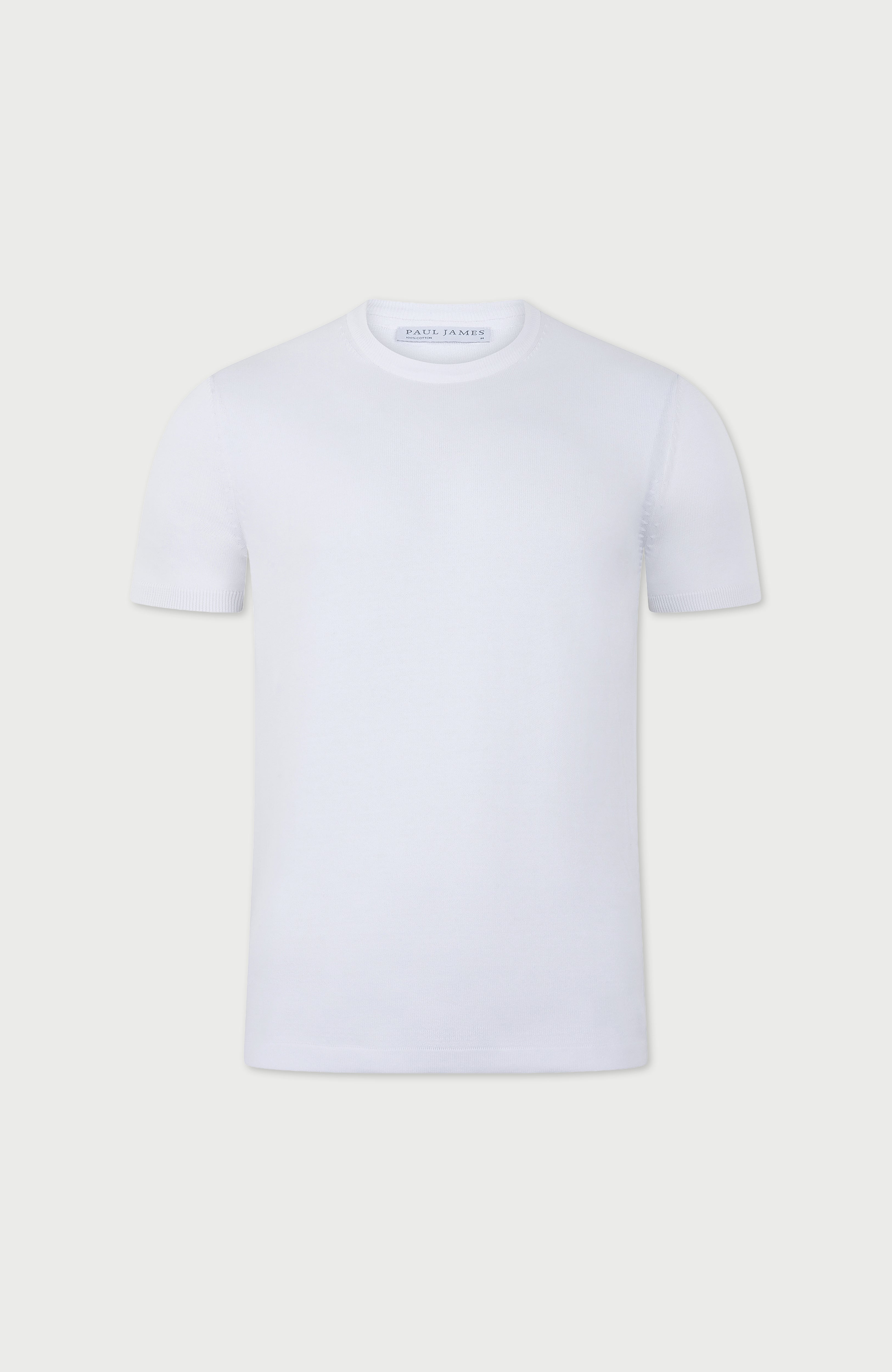 Mens Lightweight Cotton Knitted T-Shirt