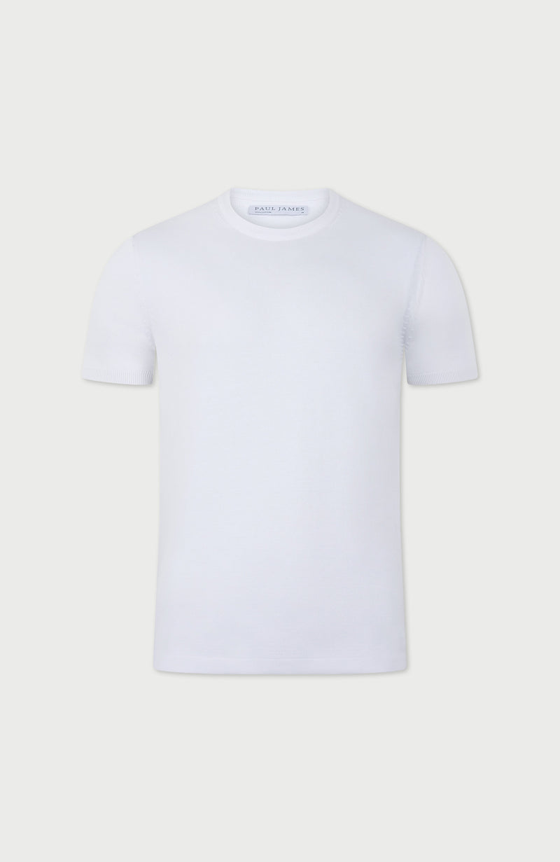 Mens Lightweight Cotton Knitted T-Shirt