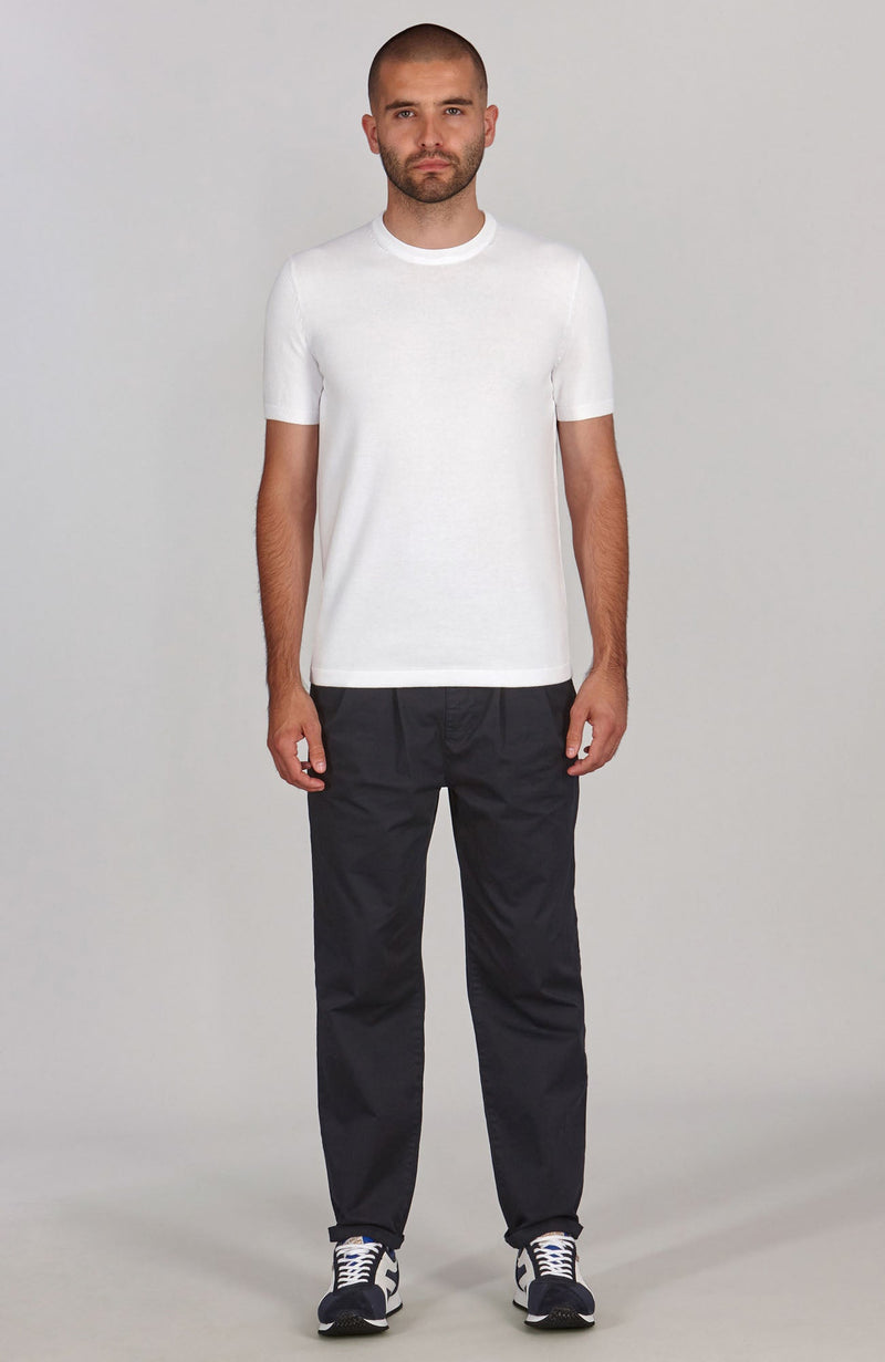 Mens Lightweight Cotton Knitted T-Shirt