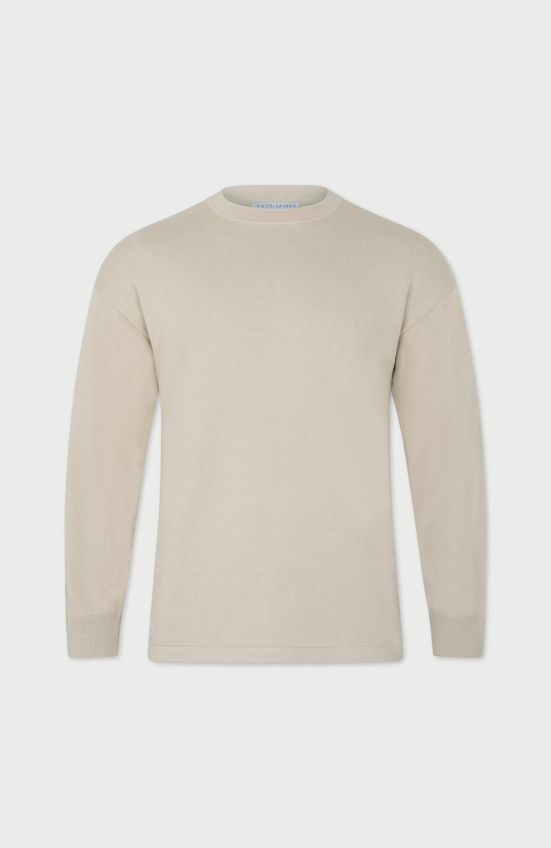 Mens Lightweight Cotton Oversized Knitted Top