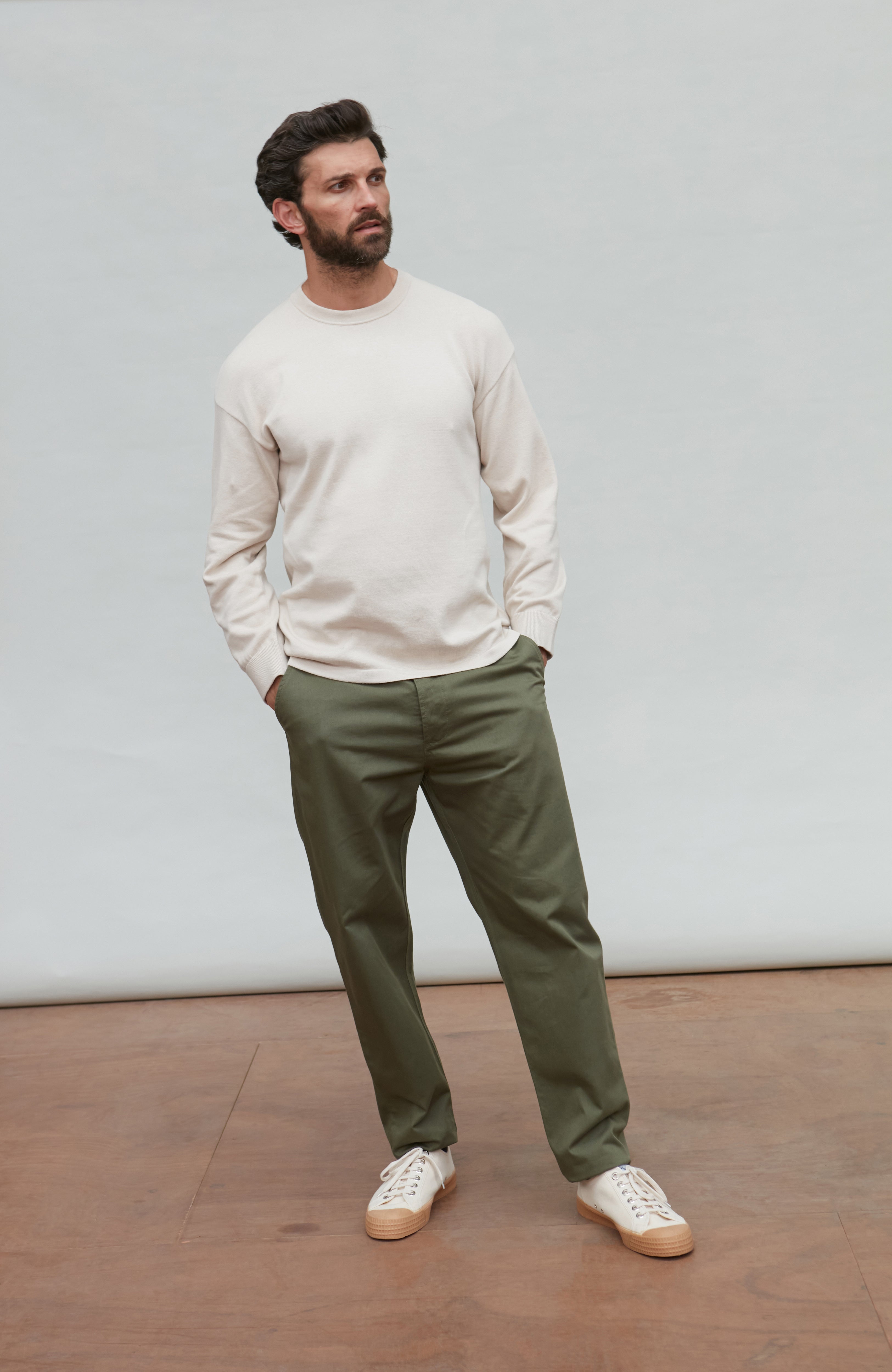 Mens Lightweight Cotton Oversized Knitted Top