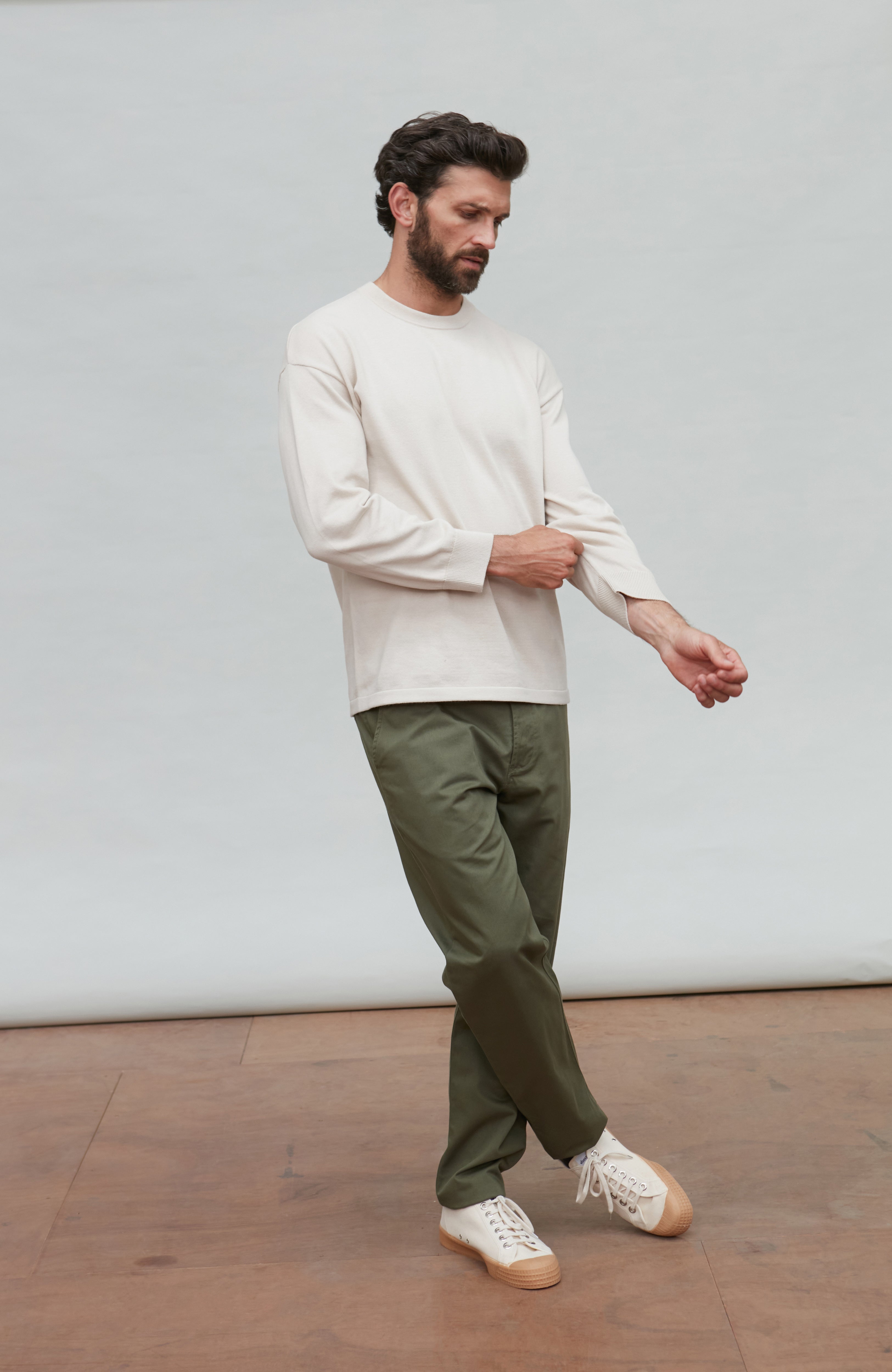 Mens Lightweight Cotton Oversized Knitted Top