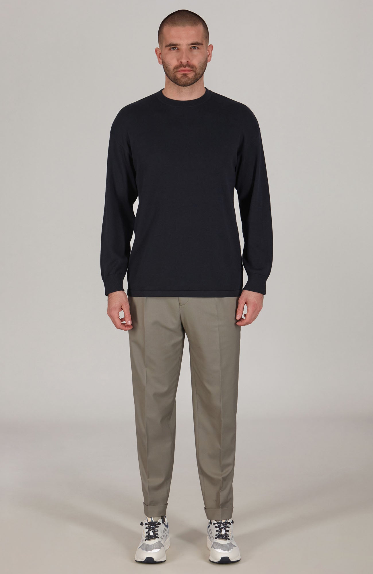 Mens Lightweight Cotton Oversized Knitted Top