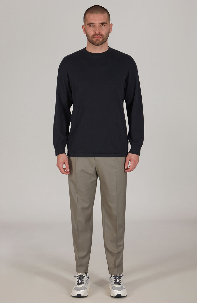 Mens Lightweight Cotton Oversized Knitted Top