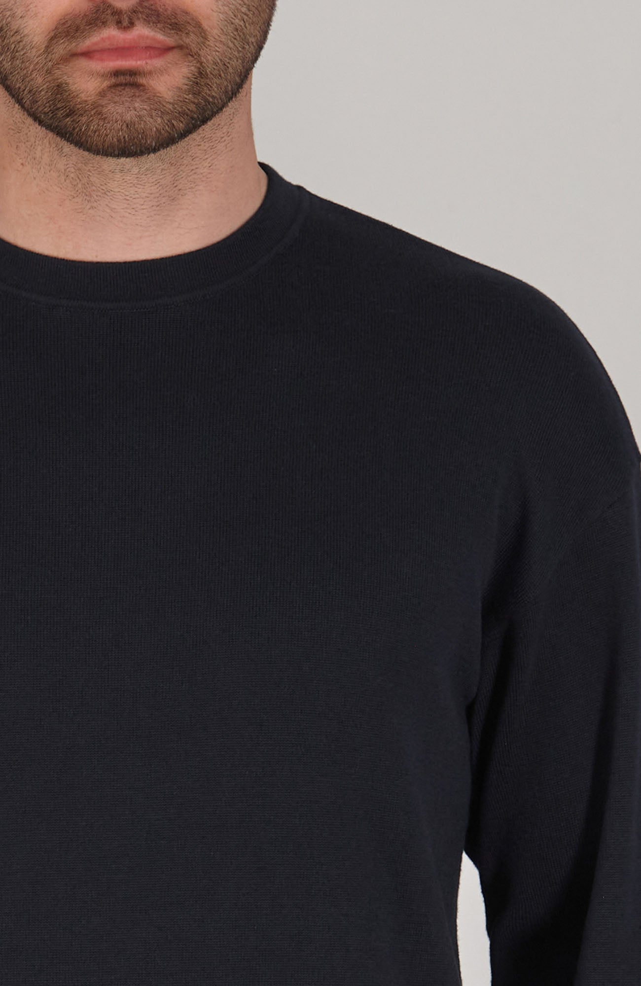 Mens Lightweight Cotton Oversized Knitted Top