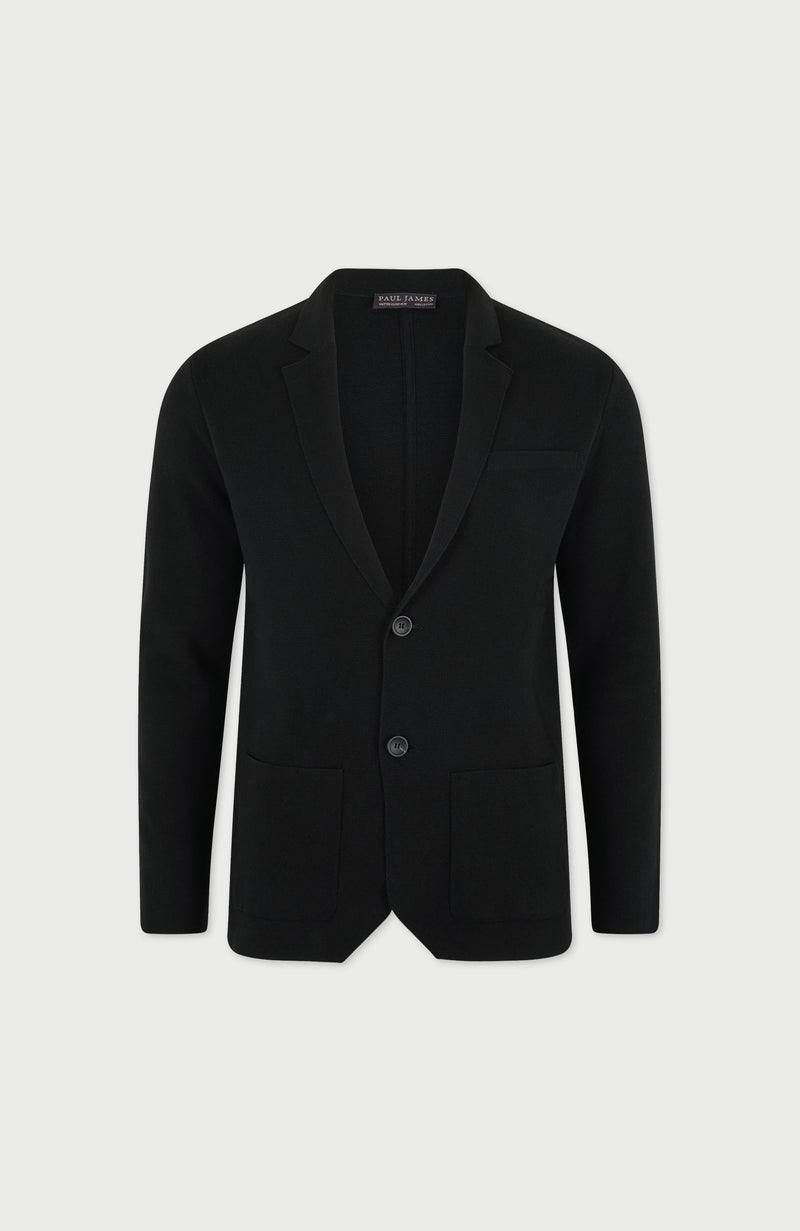 Mens Lightweight Cotton Formal Knitted Blazer