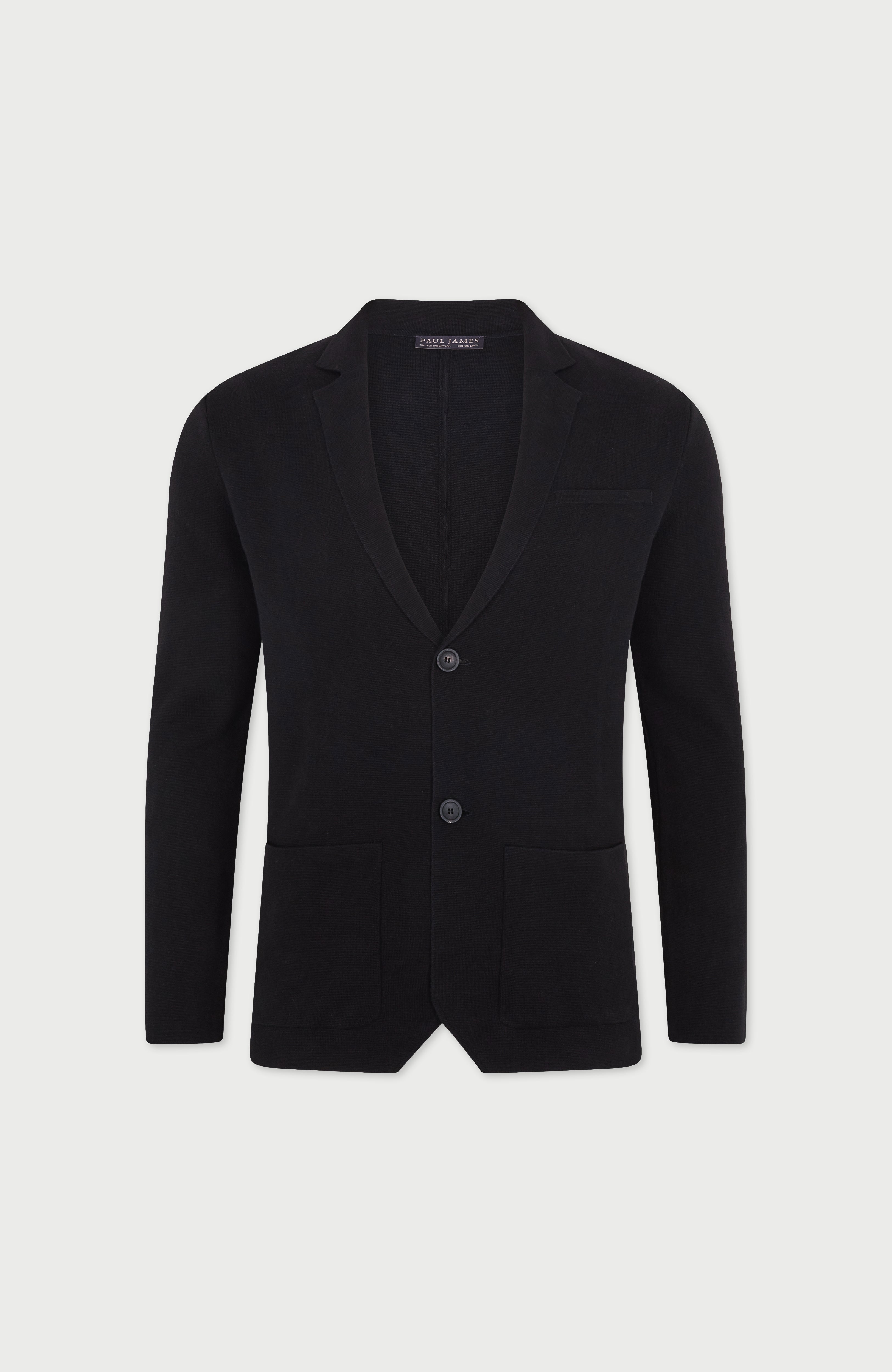 Mens Lightweight Organic Cotton Linen Knitted Blazer