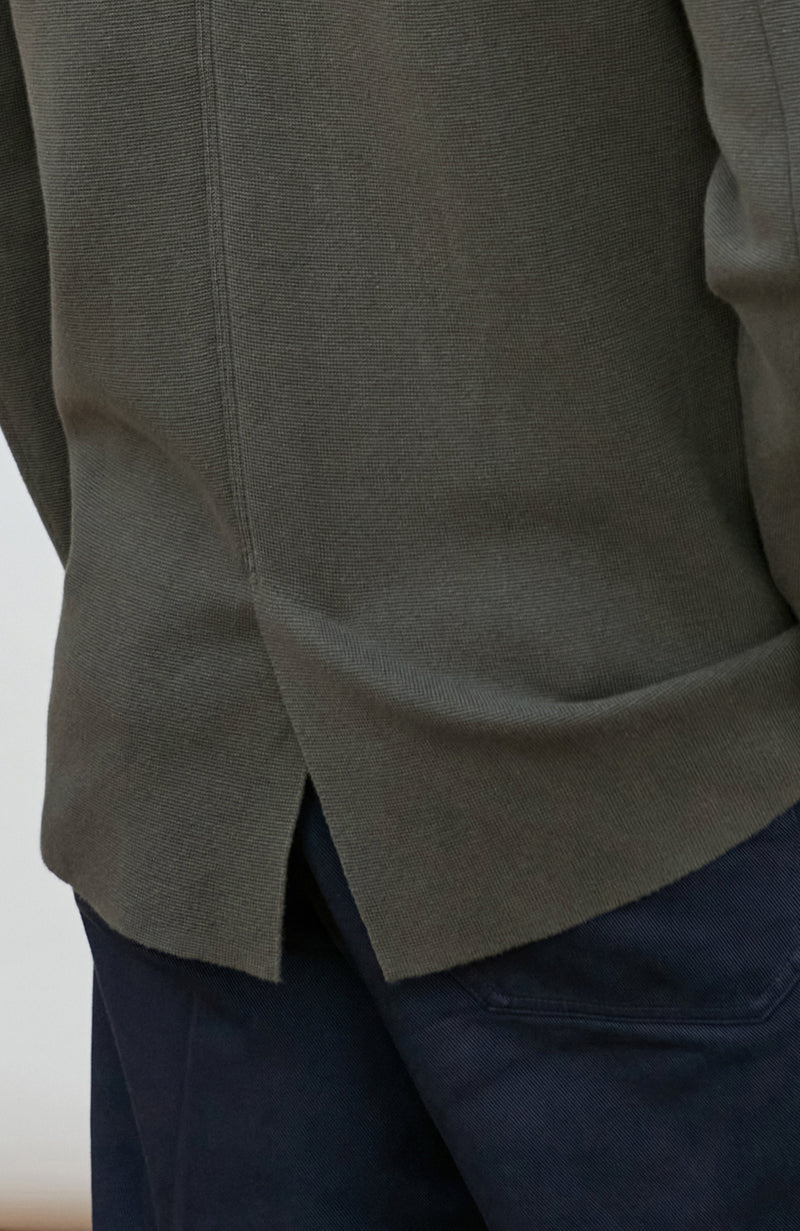 Mens Lightweight Organic Cotton Linen Knitted Blazer