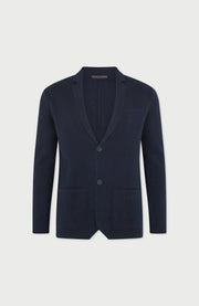 Mens Lightweight Organic Cotton Linen Knitted Blazer