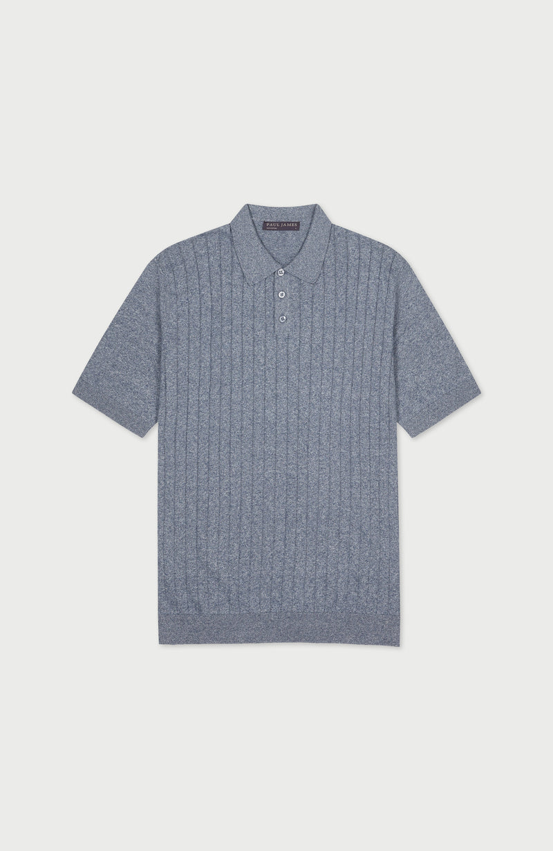 Mens Ultra Fine Cotton Selection Knit Polo Shirt