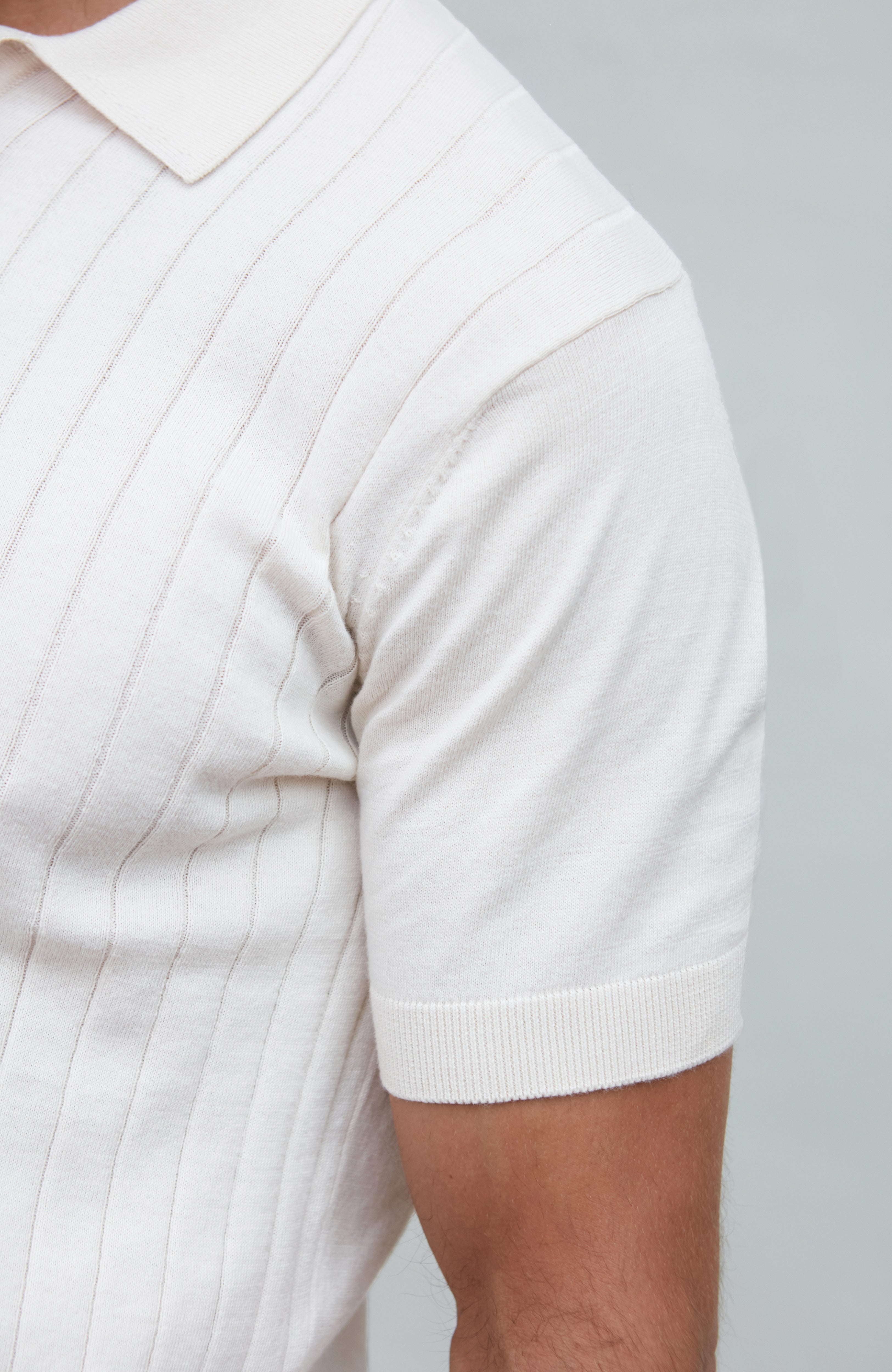 Mens Ultra Fine Cotton Selection Knit Polo Shirt