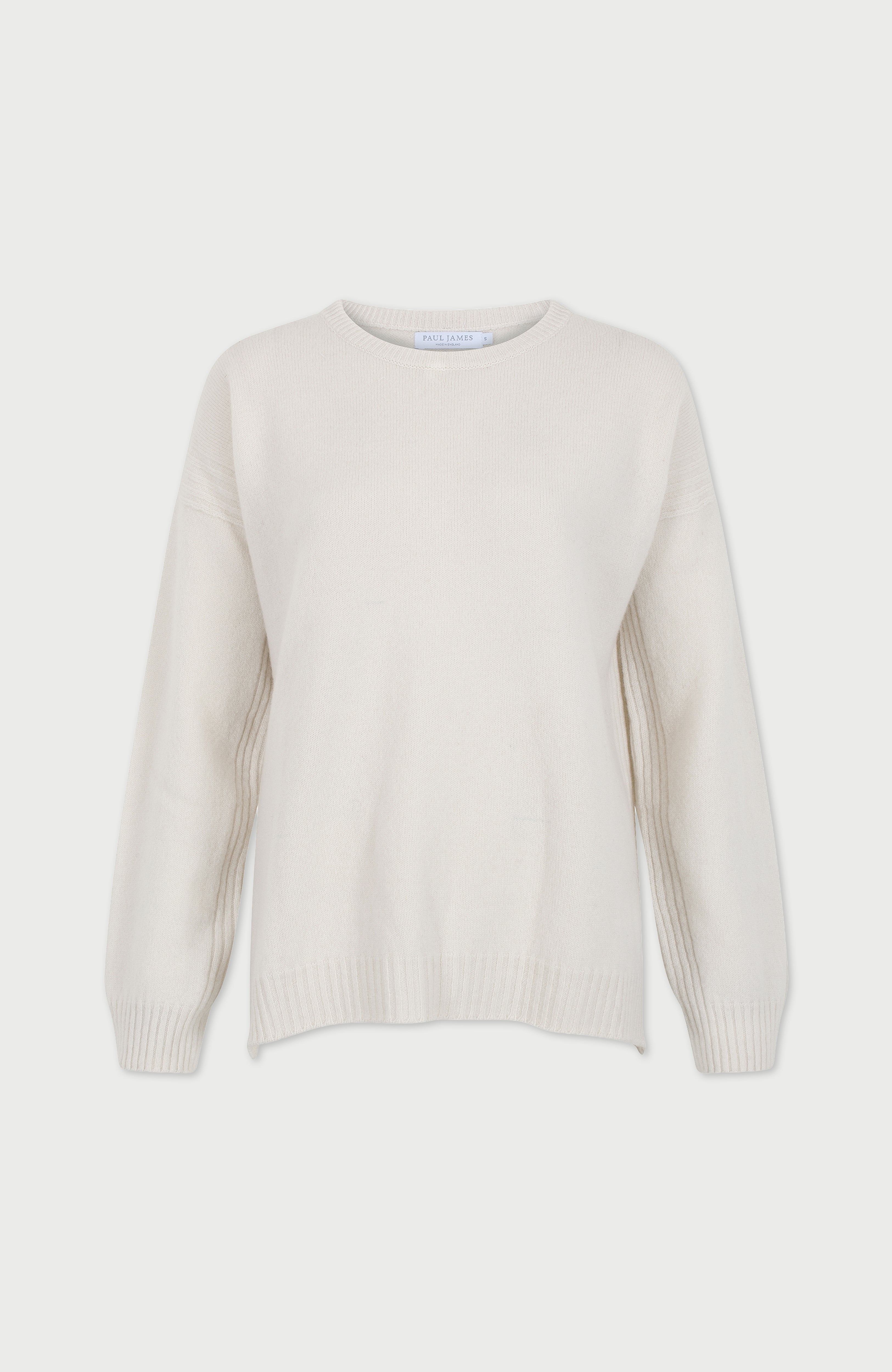 Womens Lambswool Drop Shoulder Jumper
