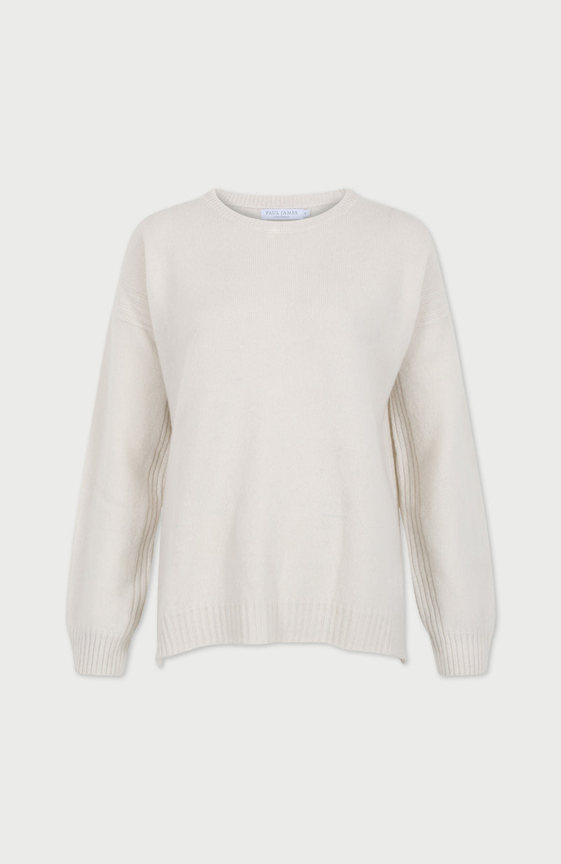 Womens Lambswool Drop Shoulder Jumper