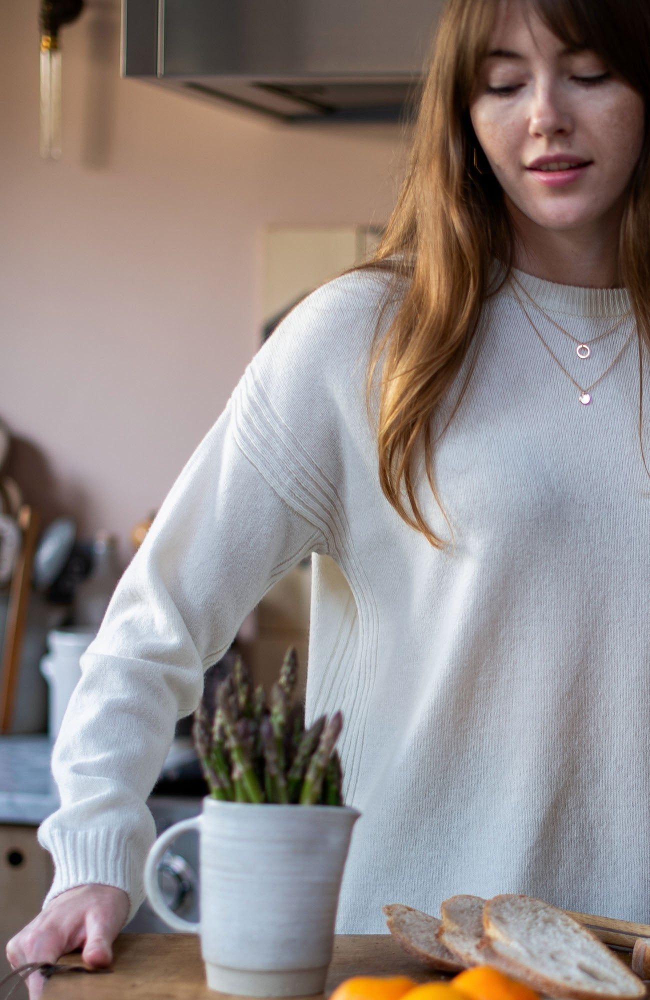 Womens Lambswool Drop Shoulder Jumper