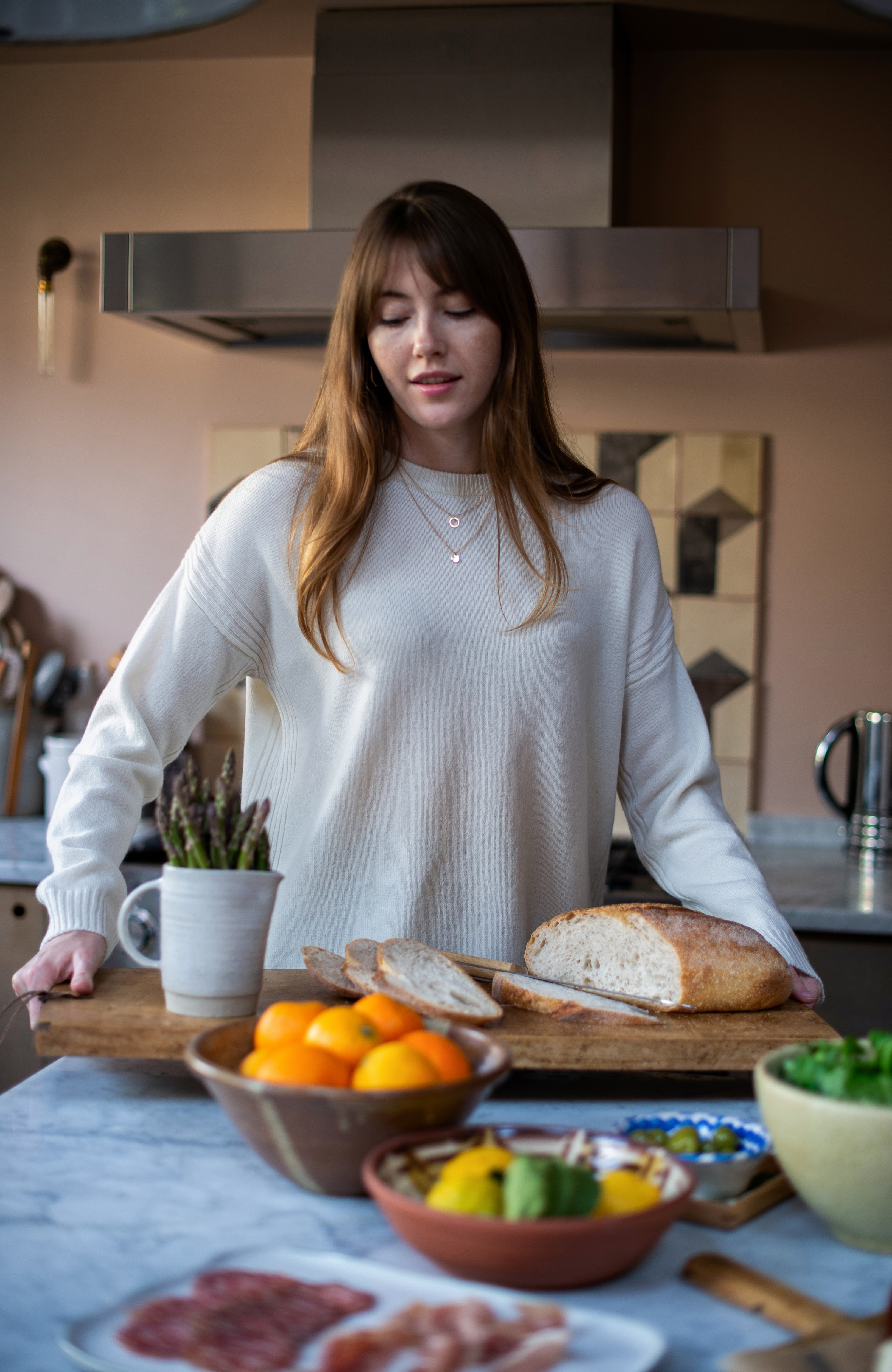 Womens Lambswool Drop Shoulder Jumper