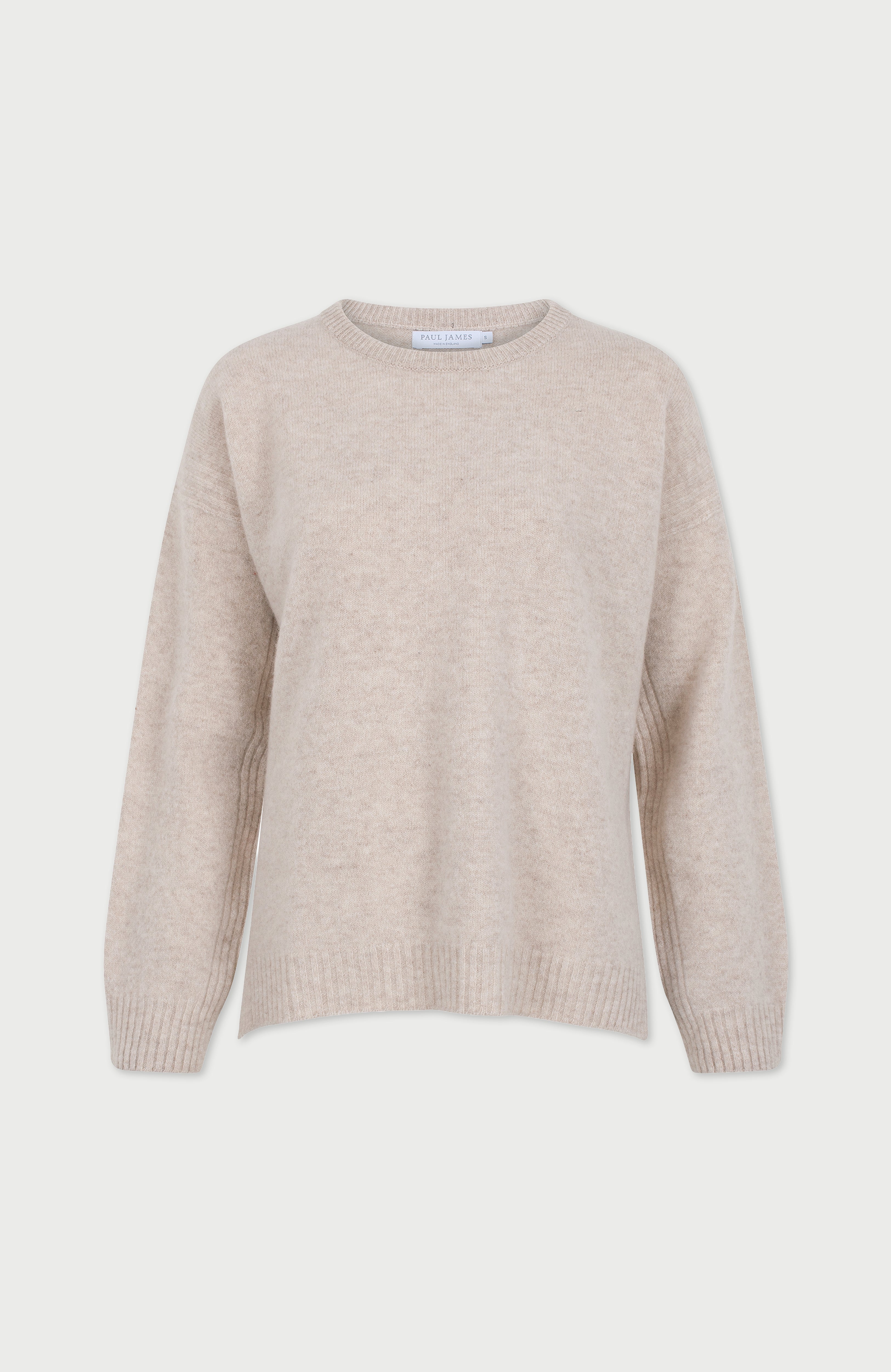 Womens Lambswool Drop Shoulder Jumper