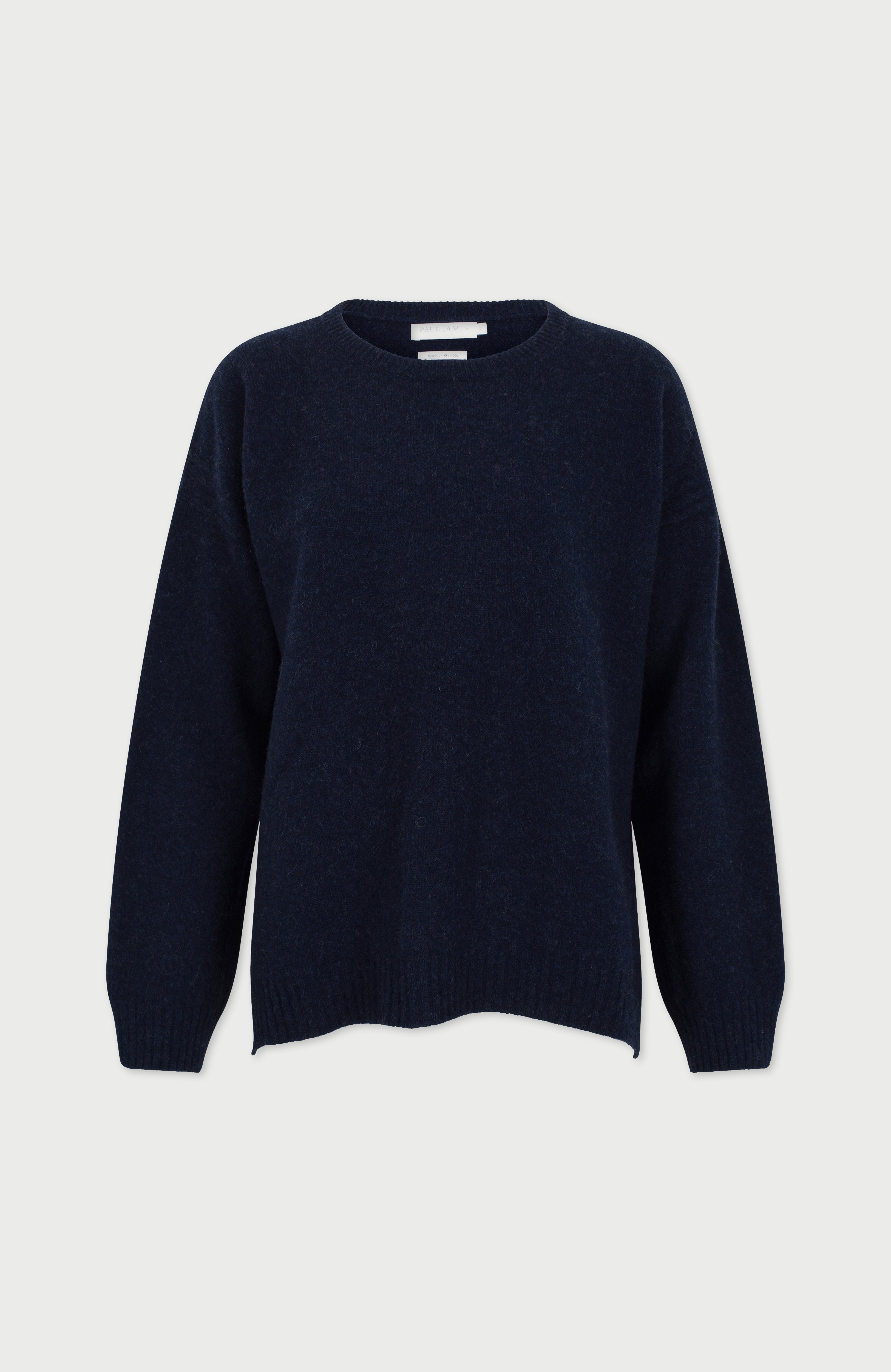Womens Lambswool Drop Shoulder Jumper