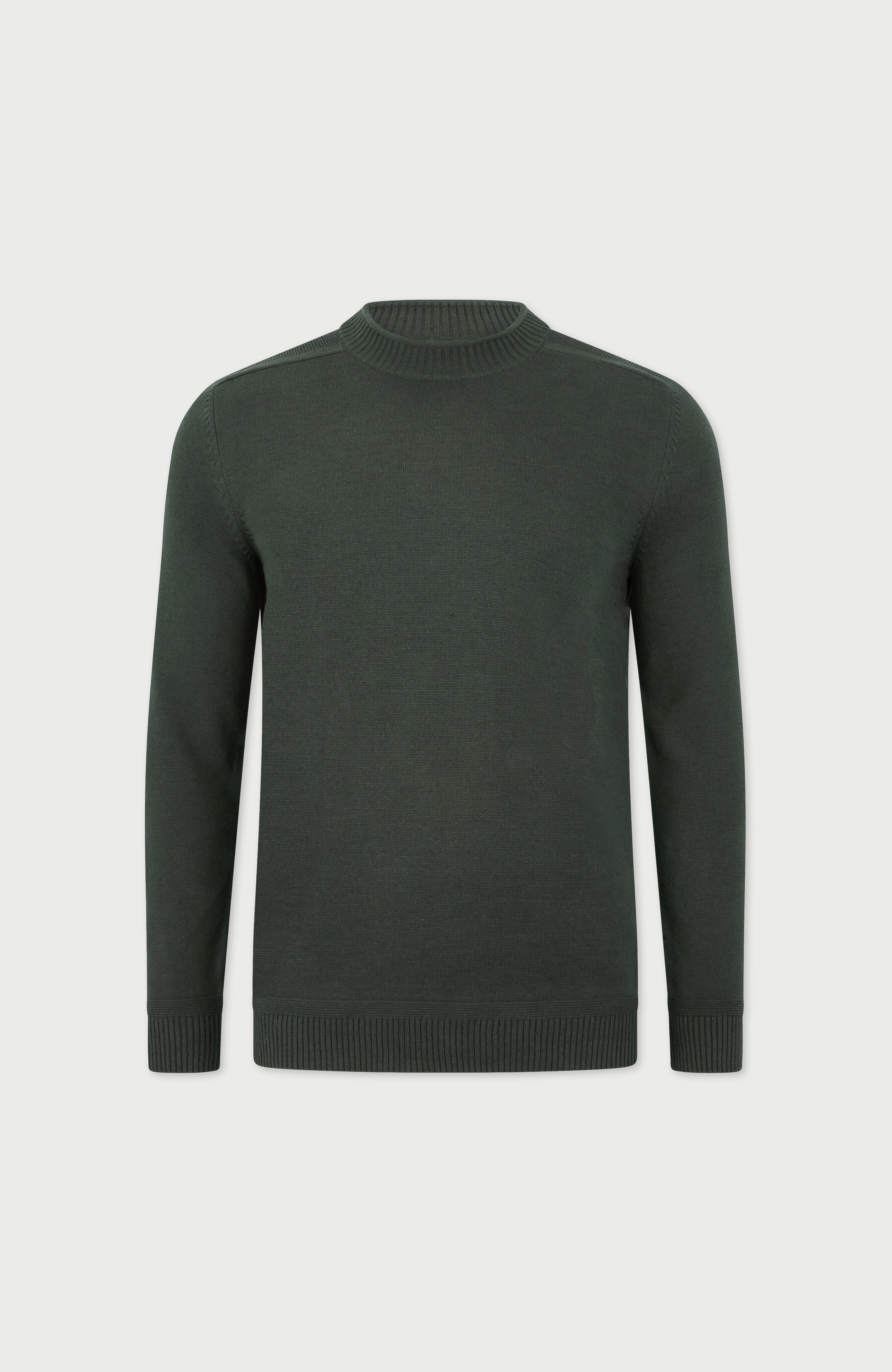 Mens Lightweight Organic Cotton Linen Saddle Shoulder Jumper